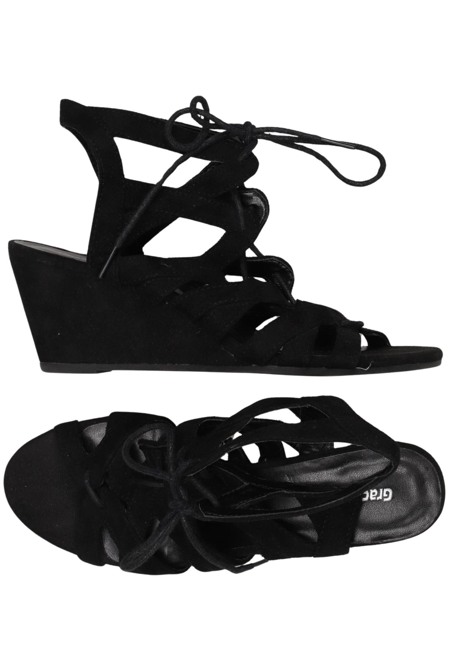 

Graceland Damen Sandale, schwarz, Gr. 37