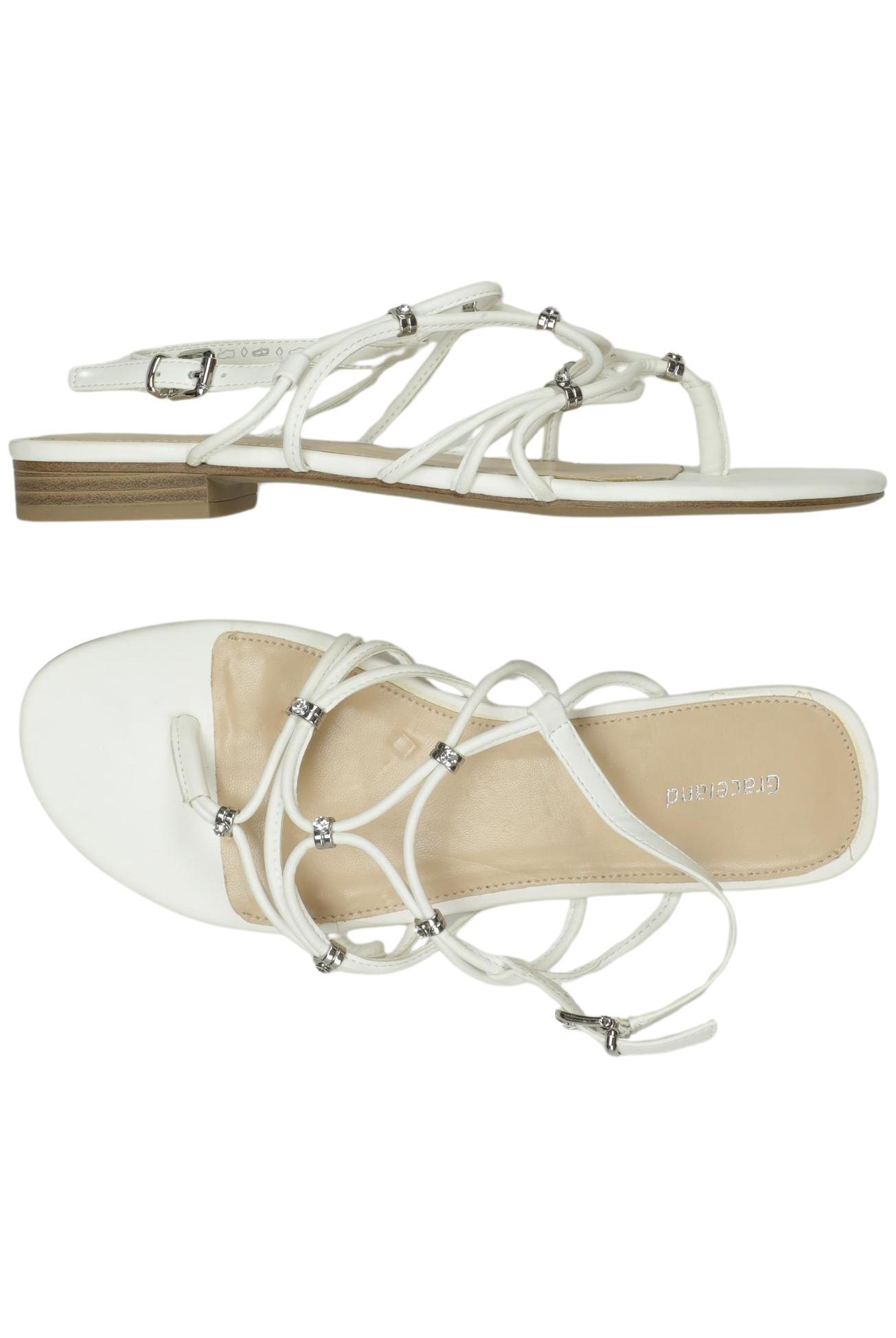 

Graceland Damen Sandale, weiß, Gr. 39