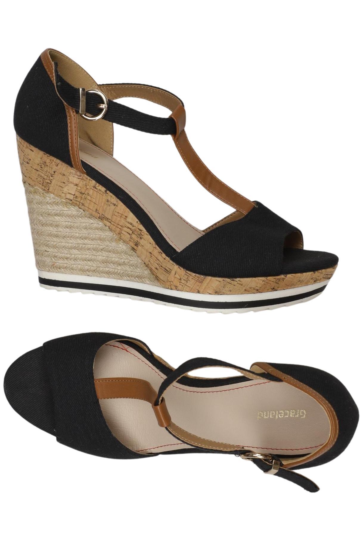 

Graceland Damen Sandale, schwarz, Gr. 41