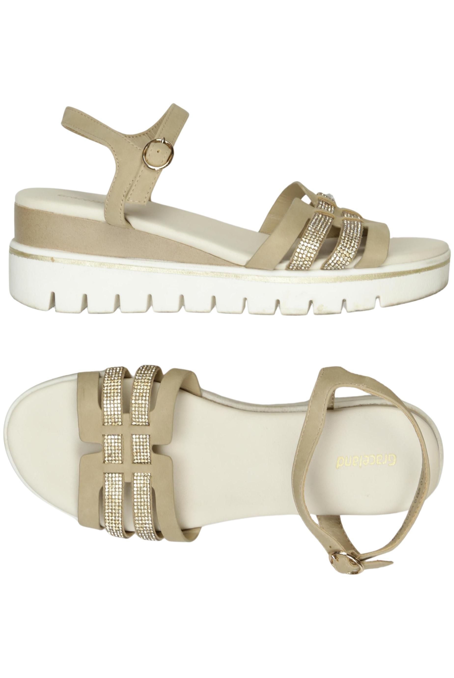 

Graceland Damen Sandale, beige, Gr. 40
