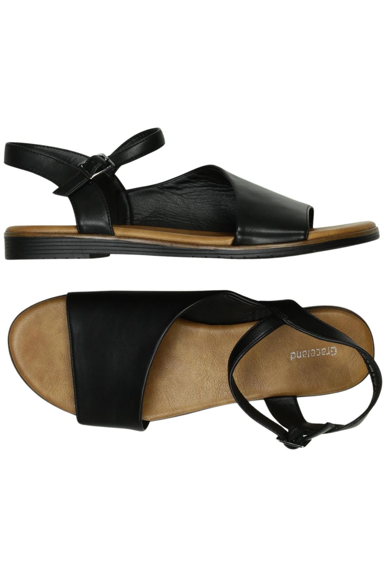 

Graceland Damen Sandale, schwarz, Gr. 41