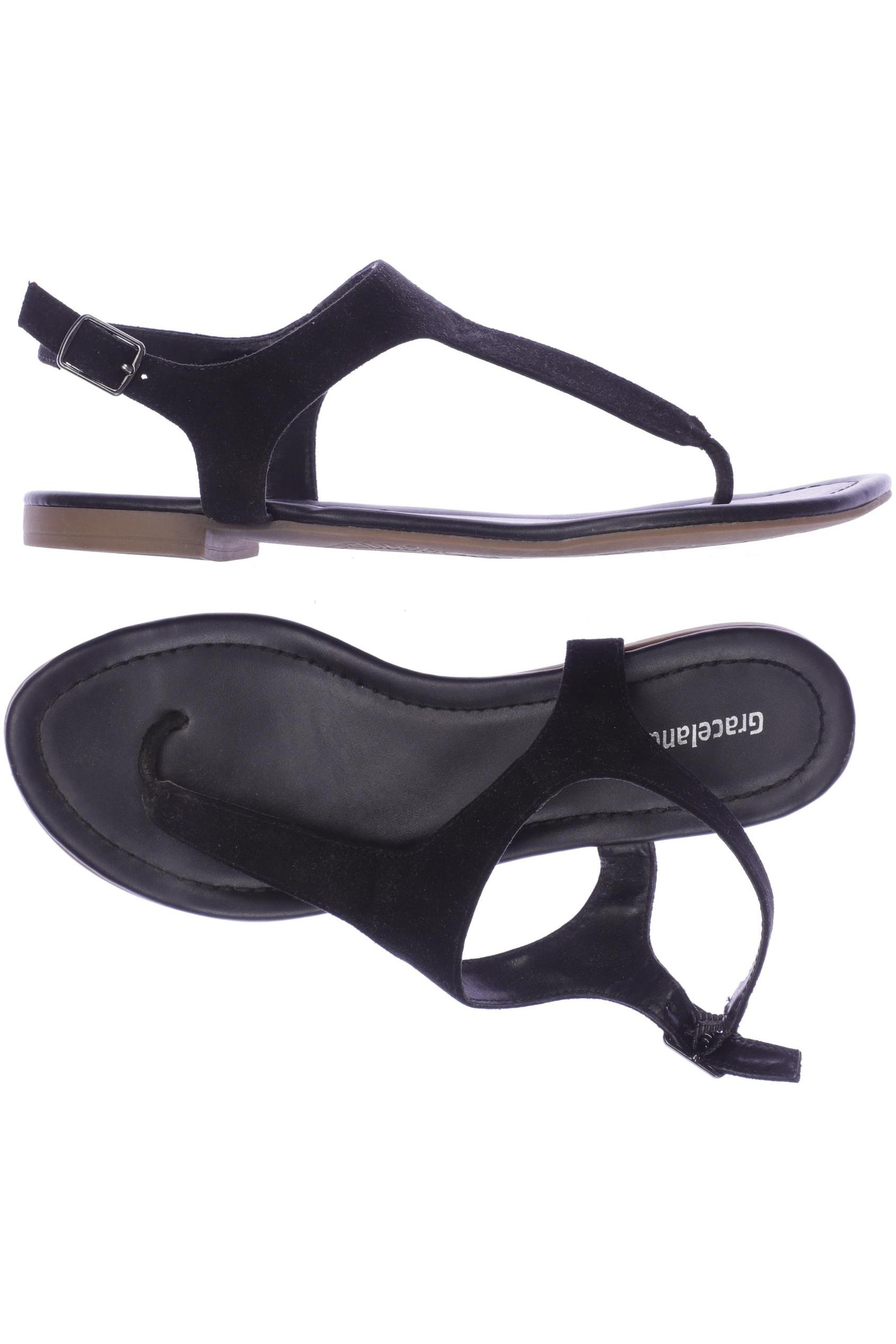 

Graceland Damen Sandale, schwarz, Gr. 38