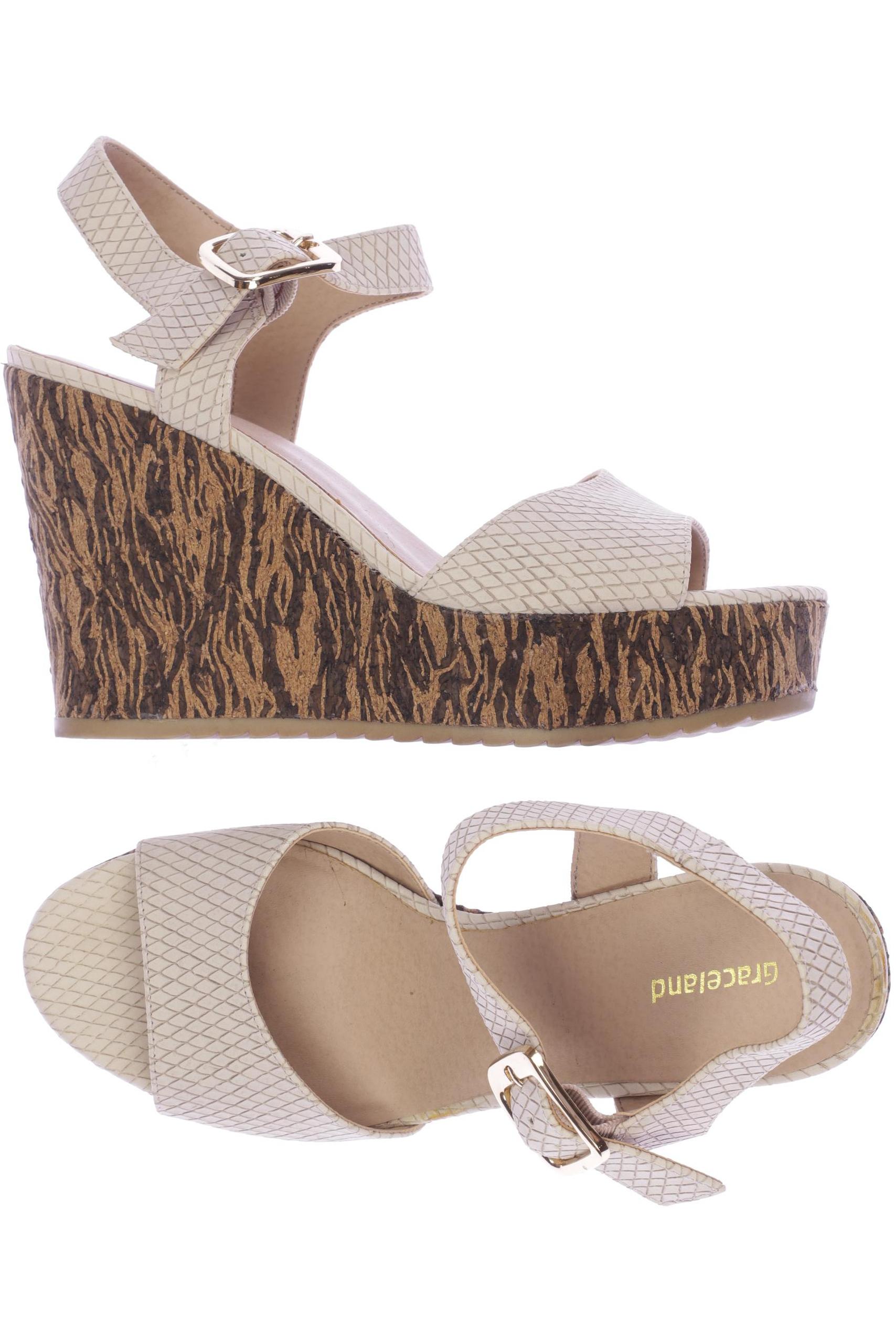 

Graceland Damen Sandale, beige, Gr. 38
