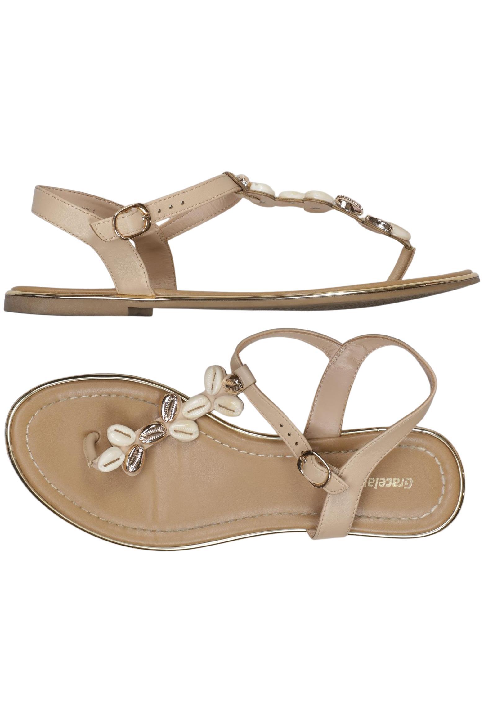 

Graceland Damen Sandale, beige, Gr. 40