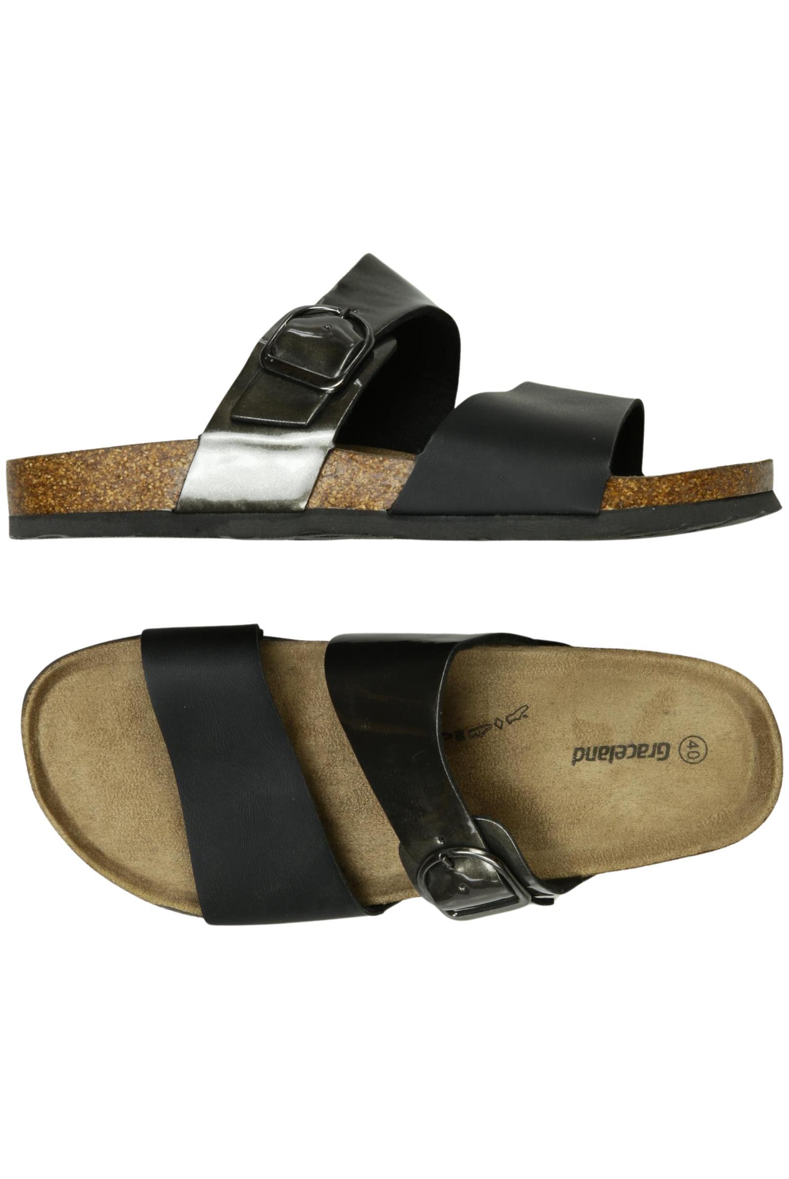 

Graceland Damen Sandale, schwarz, Gr. 40