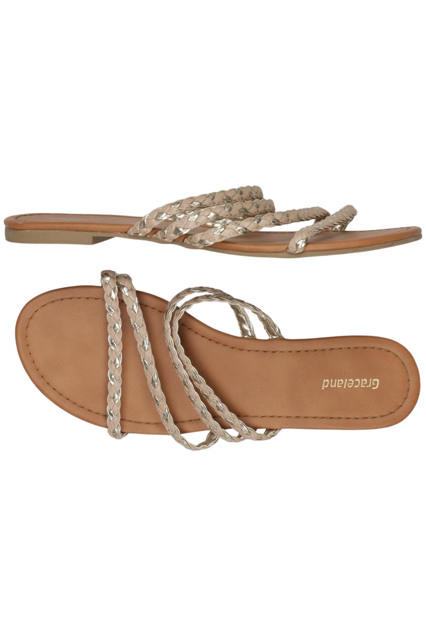 

Graceland Damen Sandale, beige, Gr. 38