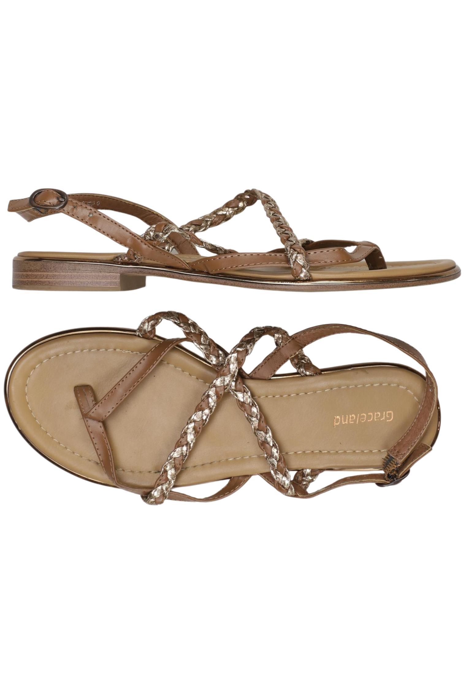 

Graceland Damen Sandale, braun, Gr. 38