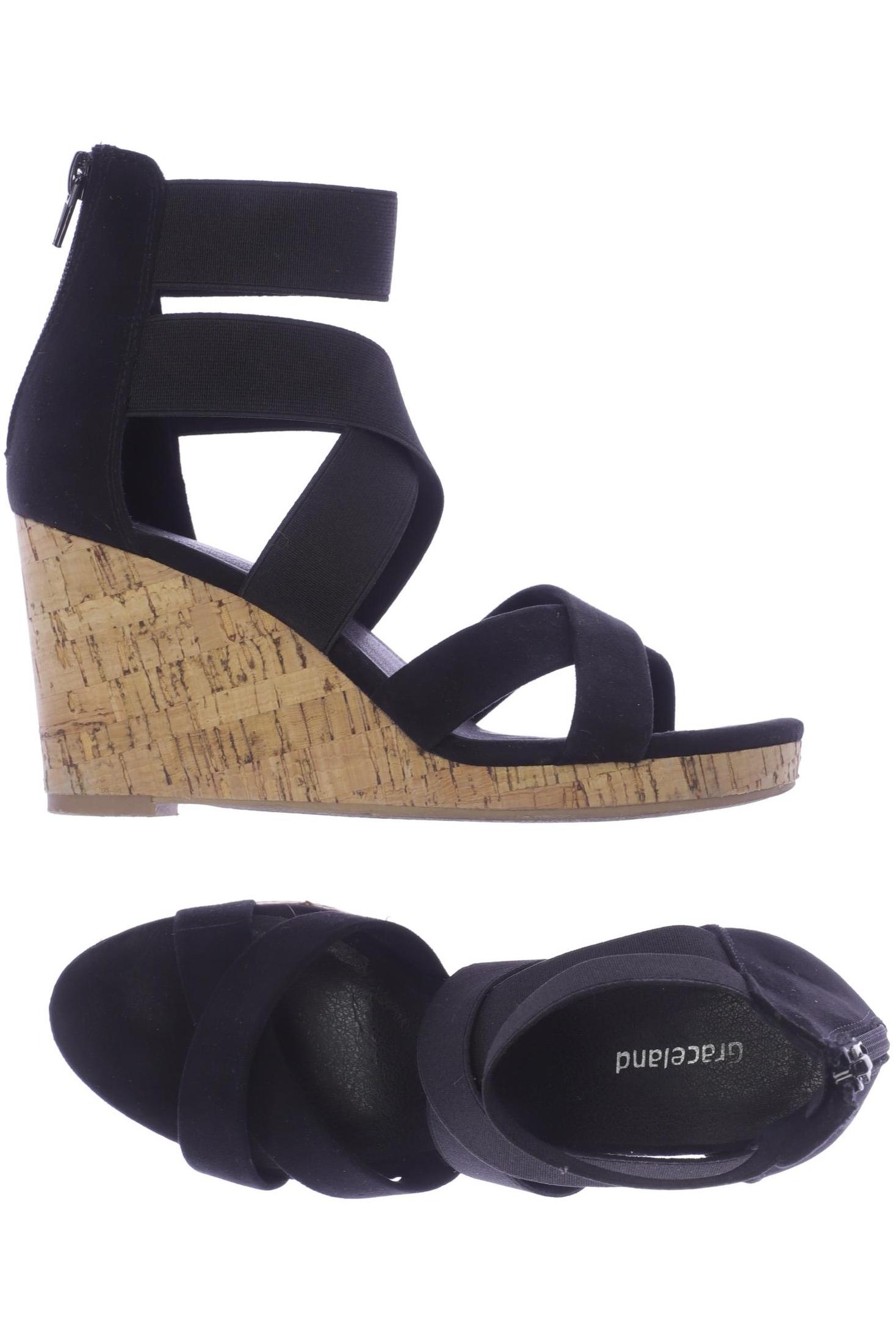 

Graceland Damen Sandale, schwarz, Gr. 36