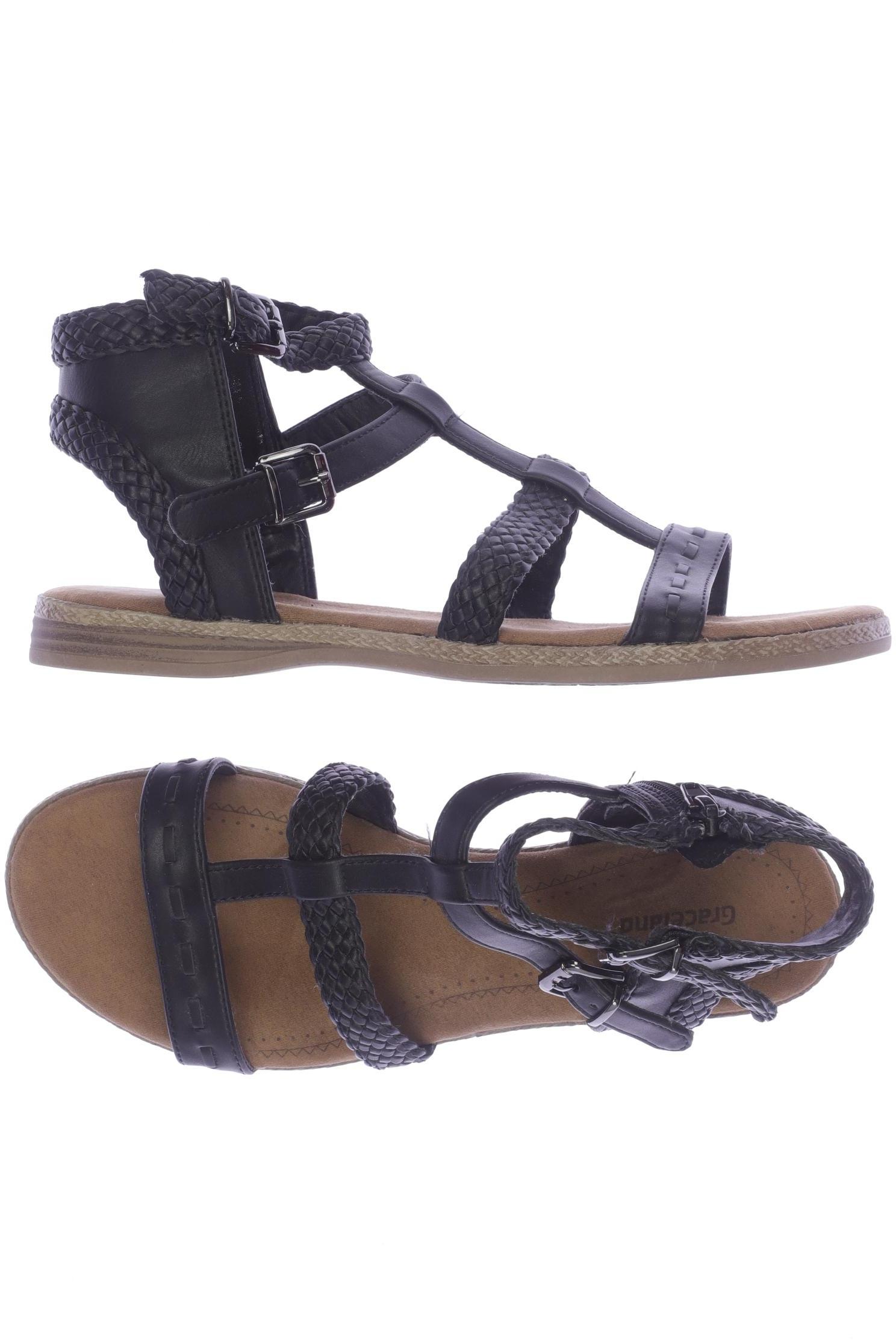 

Graceland Damen Sandale, schwarz, Gr. 38