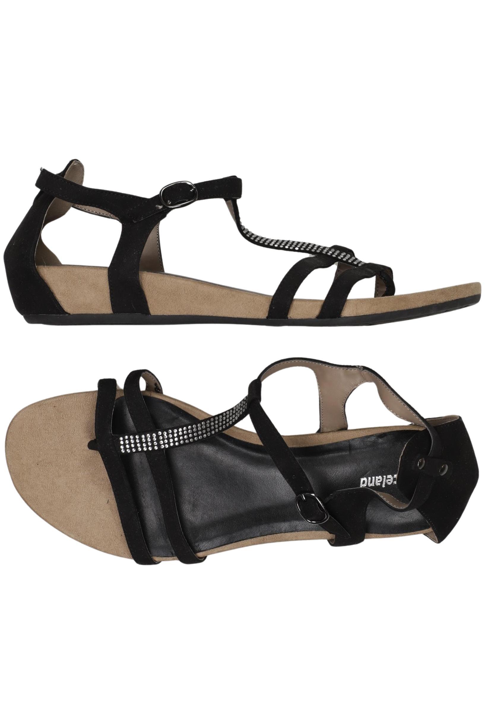 

Graceland Damen Sandale, schwarz, Gr. 42