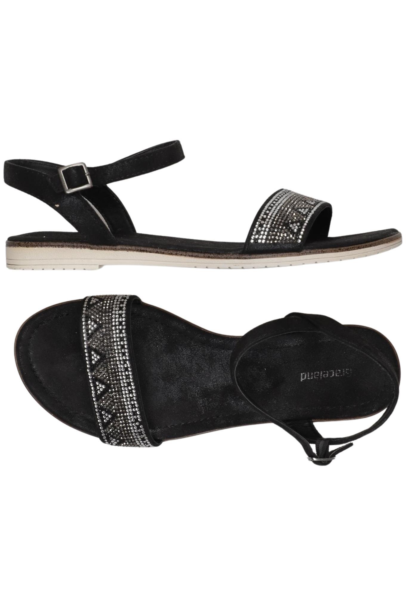 

Graceland Damen Sandale, schwarz, Gr. 39