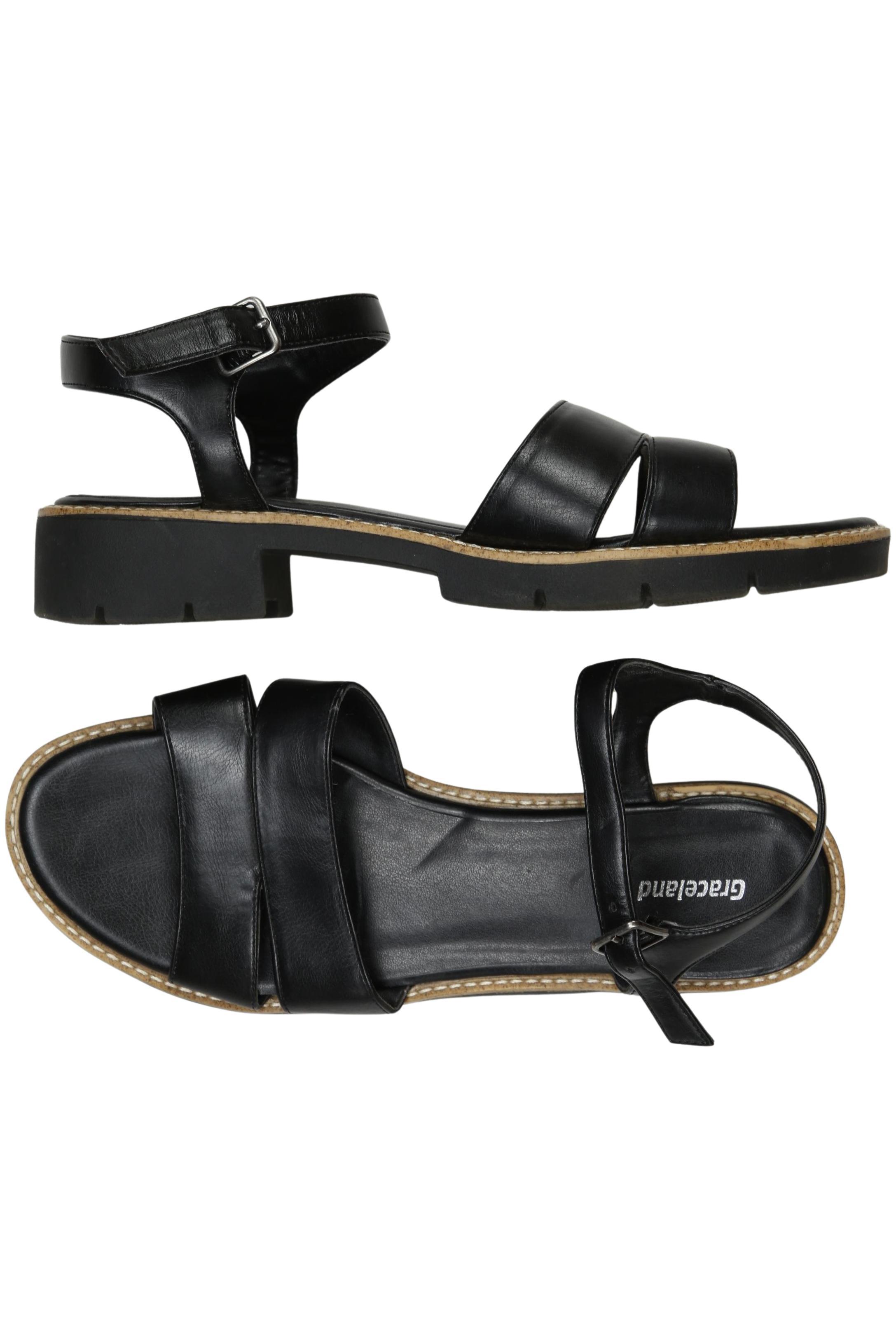 

Graceland Damen Sandale, schwarz, Gr. 41