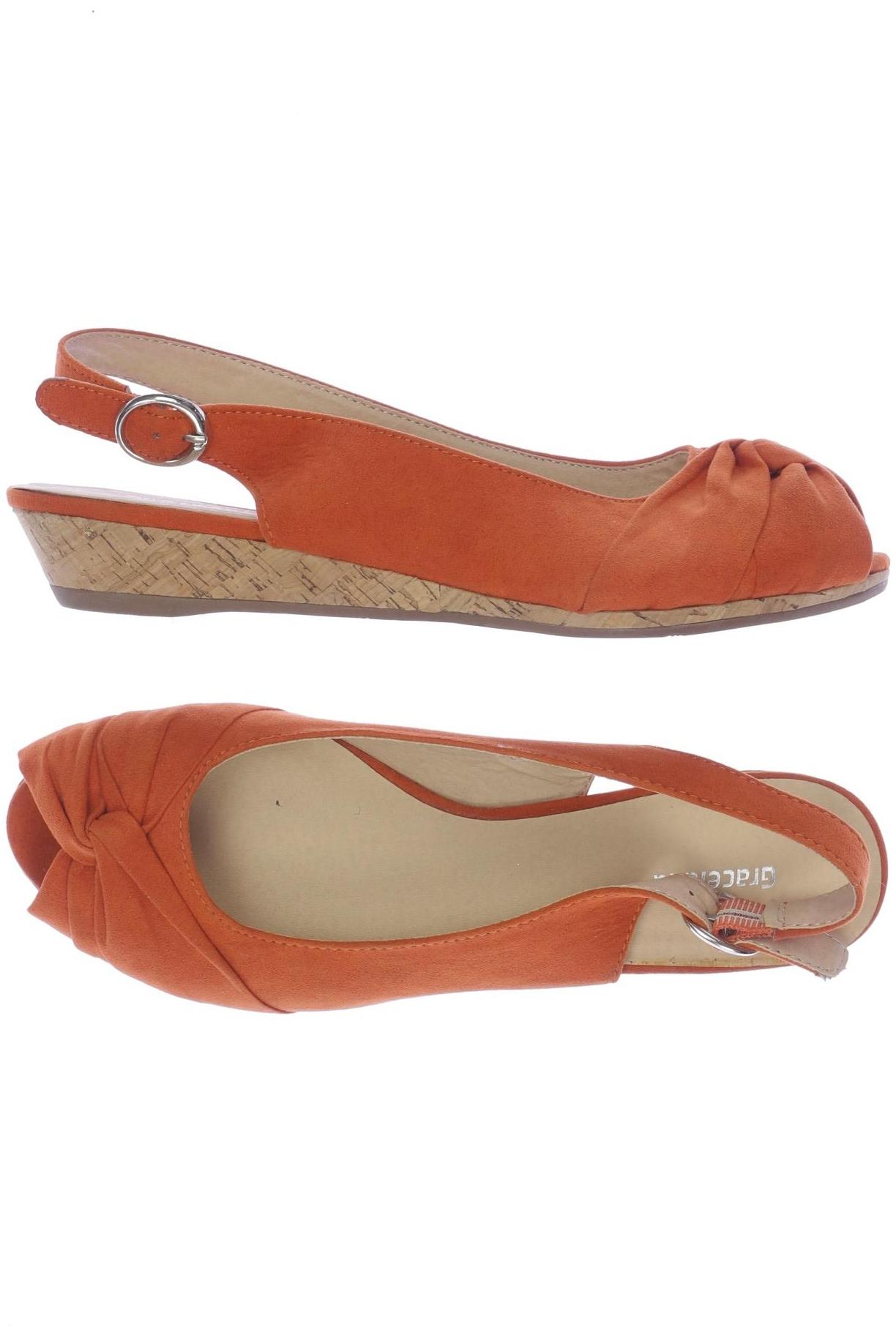 

Graceland Damen Sandale, orange, Gr. 38