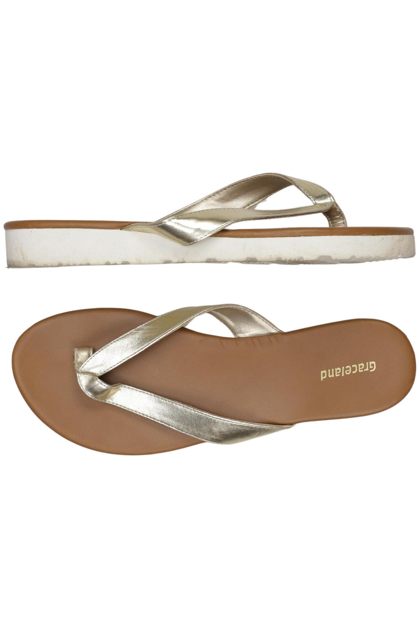 

Graceland Damen Sandale, gold, Gr. 38