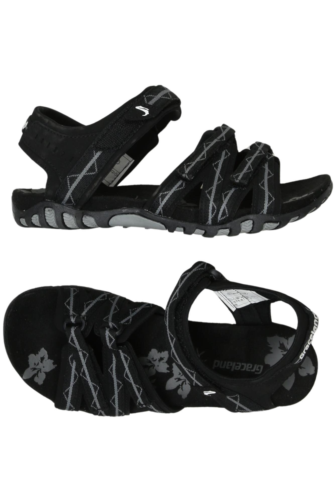 

Graceland Damen Sandale, schwarz, Gr. 38