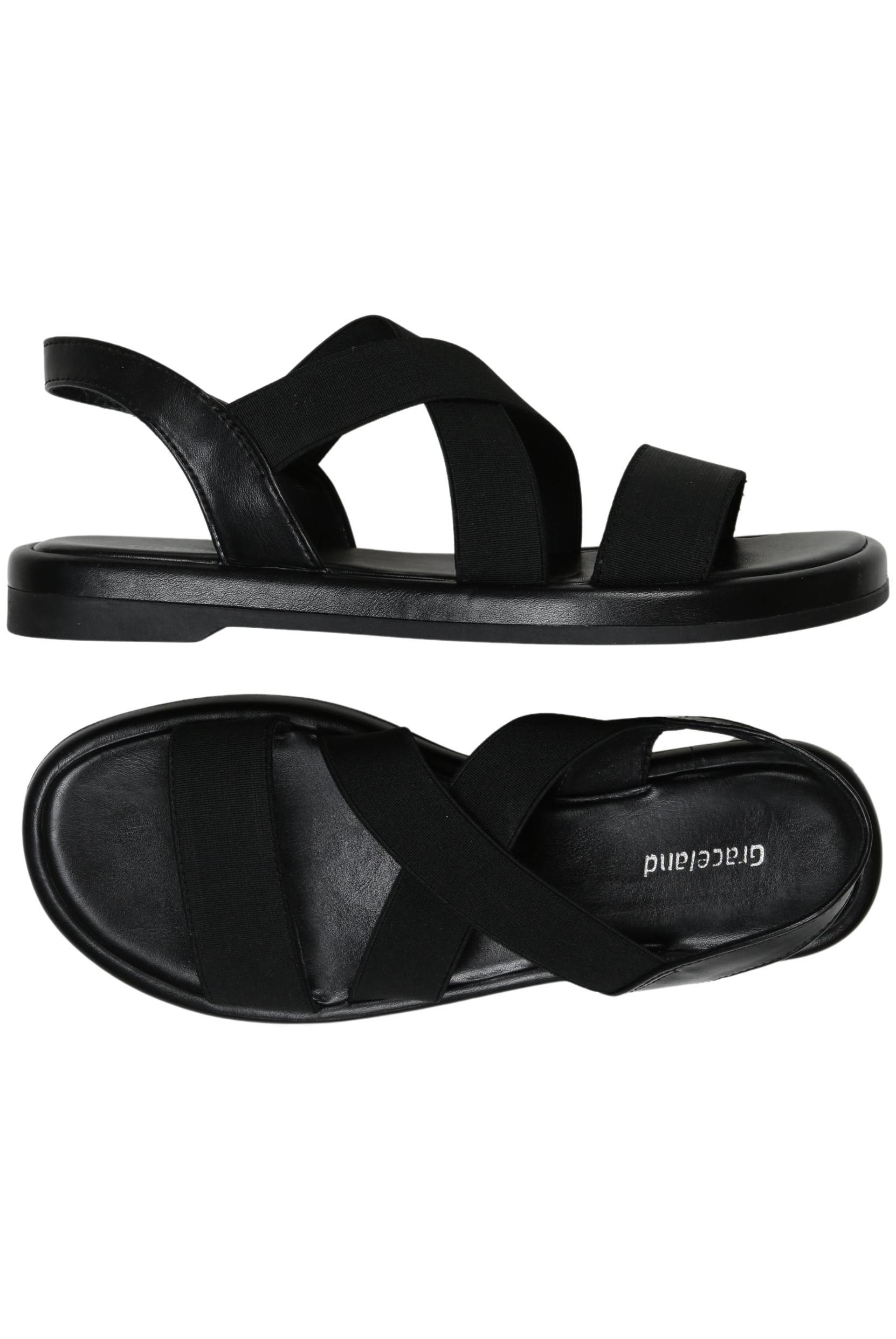 

Graceland Damen Sandale, schwarz, Gr. 36