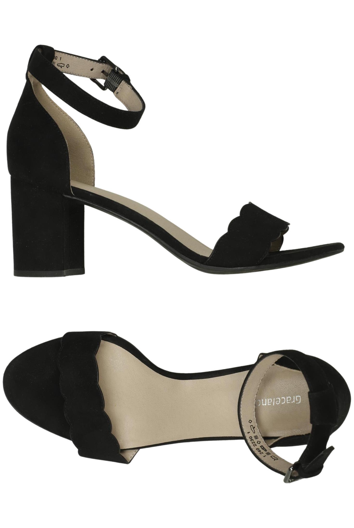 

Graceland Damen Sandale, schwarz, Gr. 42