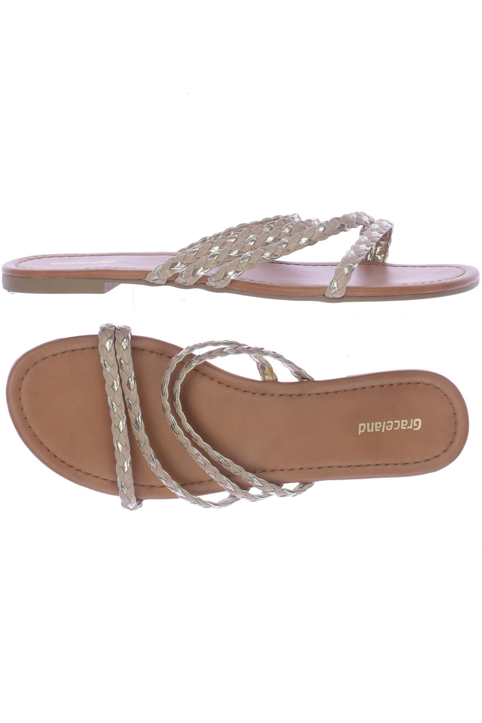 

Graceland Damen Sandale, beige, Gr. 38