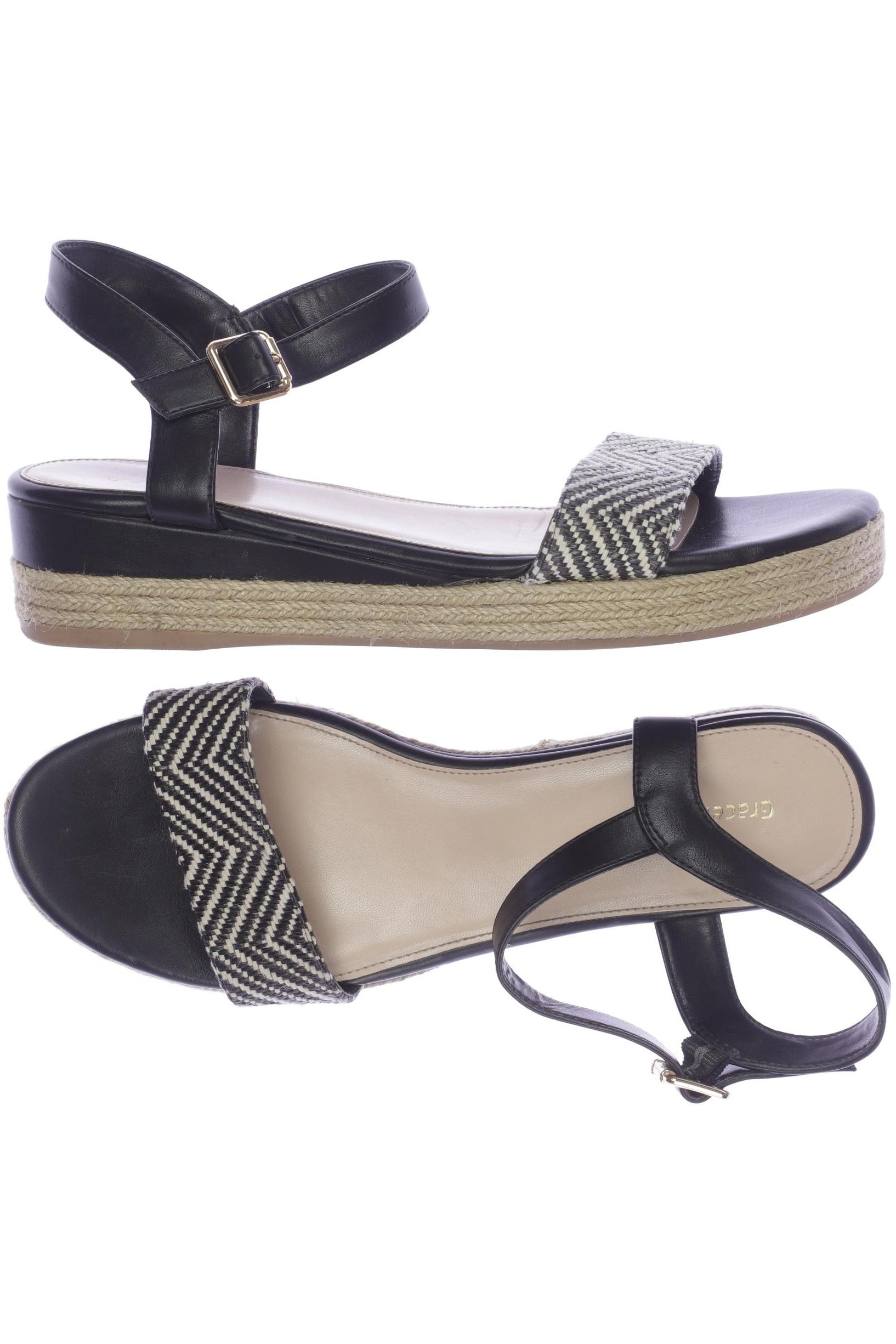 

Graceland Damen Sandale, schwarz, Gr. 42