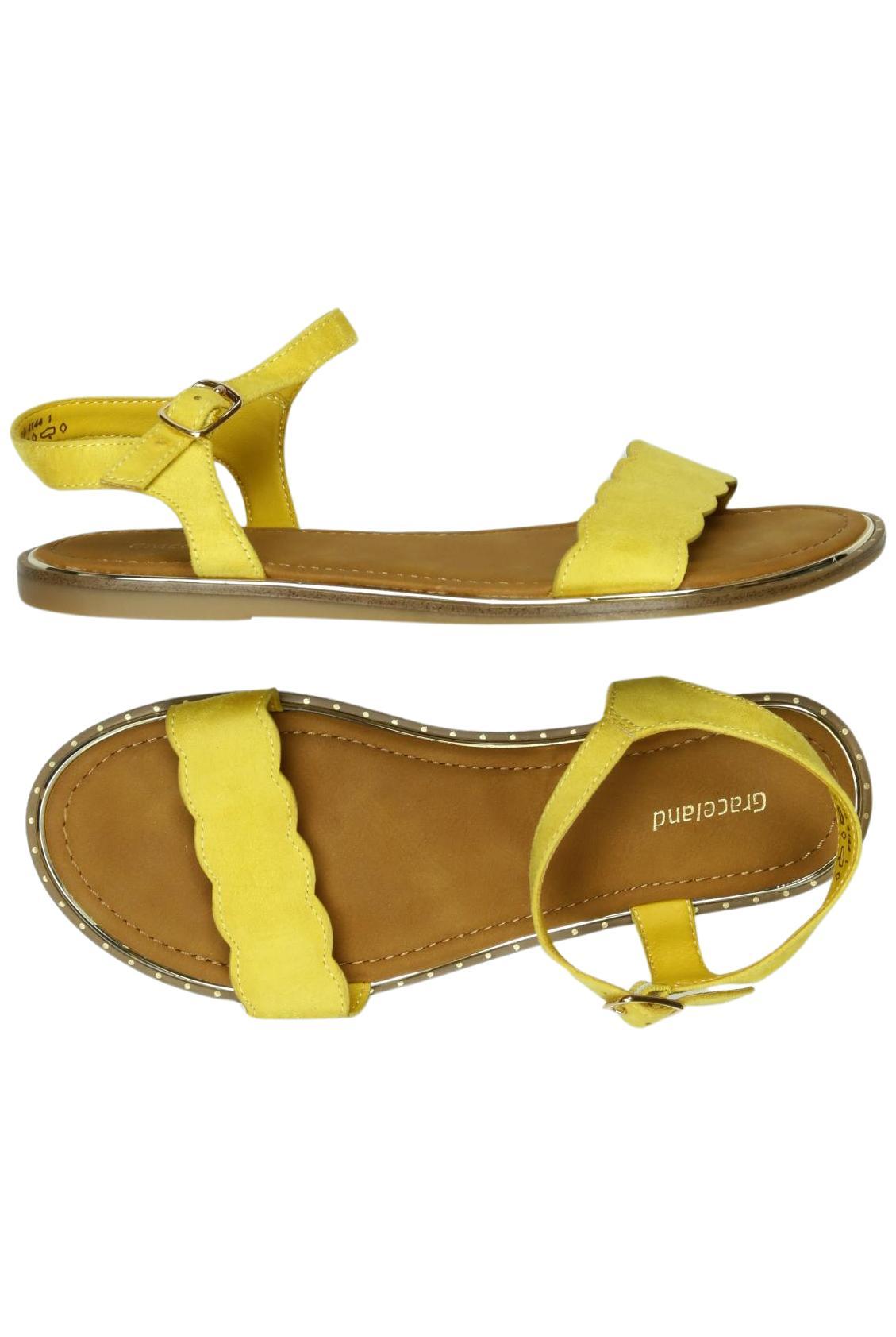 

Graceland Damen Sandale, gelb, Gr. 38