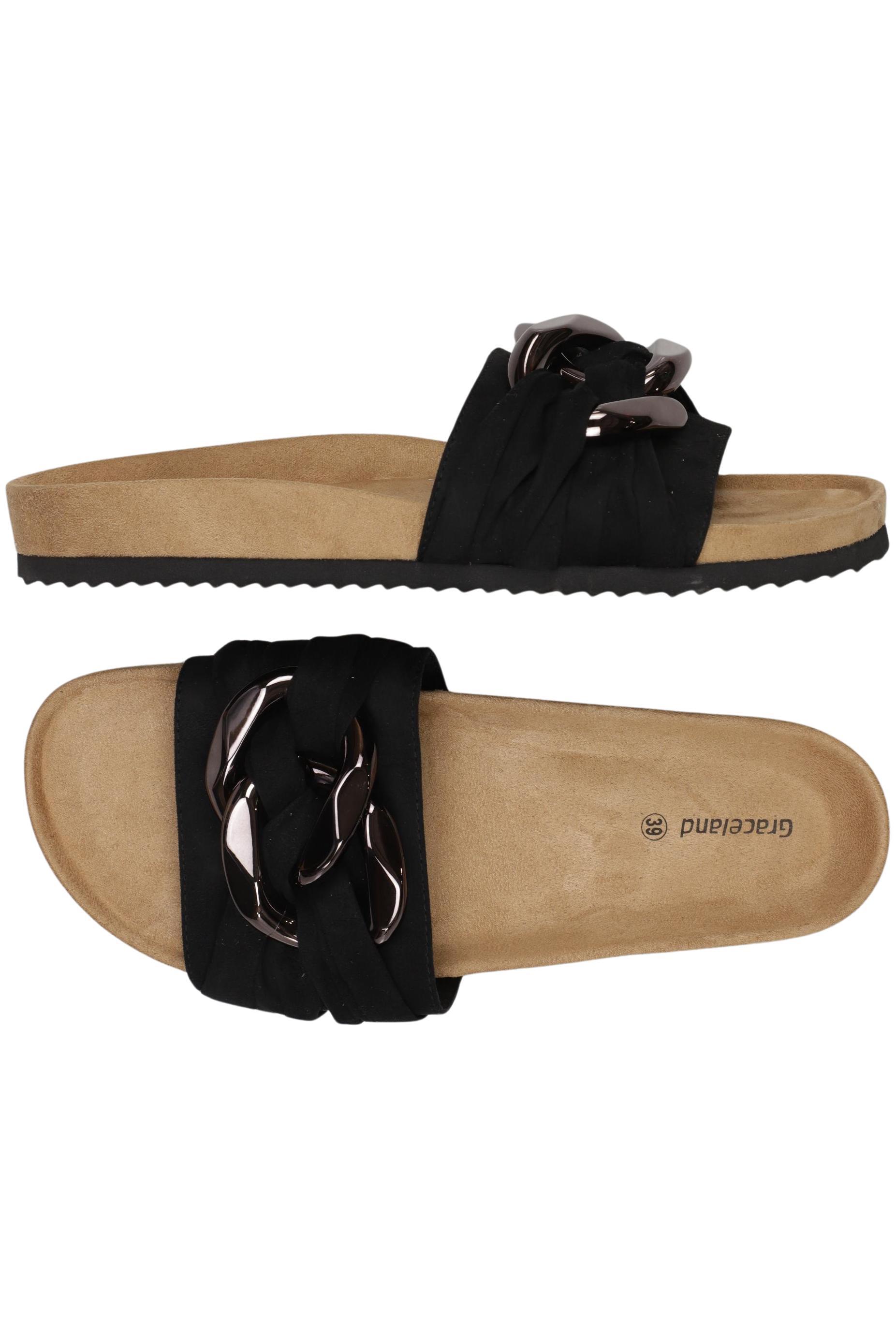 

Graceland Damen Sandale, schwarz, Gr. 39