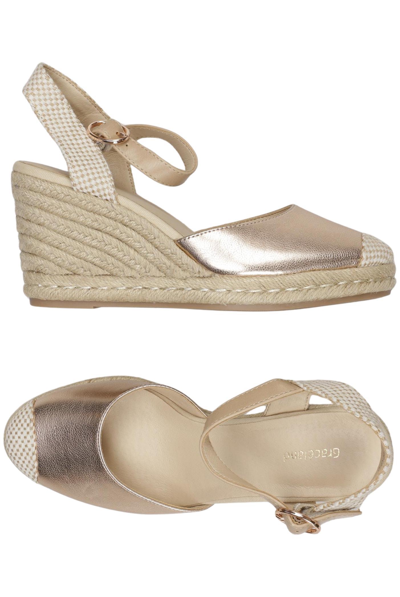 

Graceland Damen Sandale, beige, Gr. 38