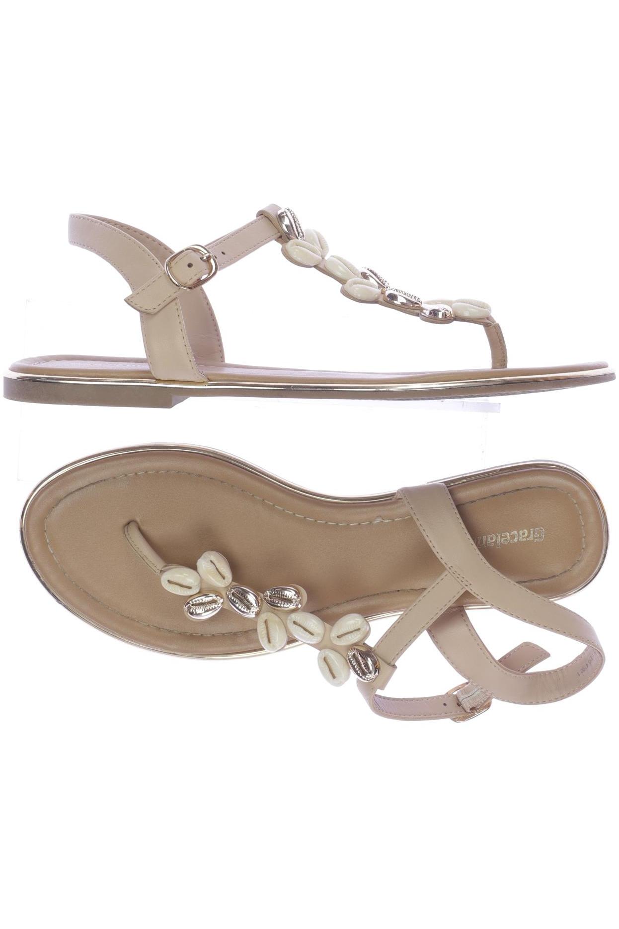 

Graceland Damen Sandale, beige, Gr. 39