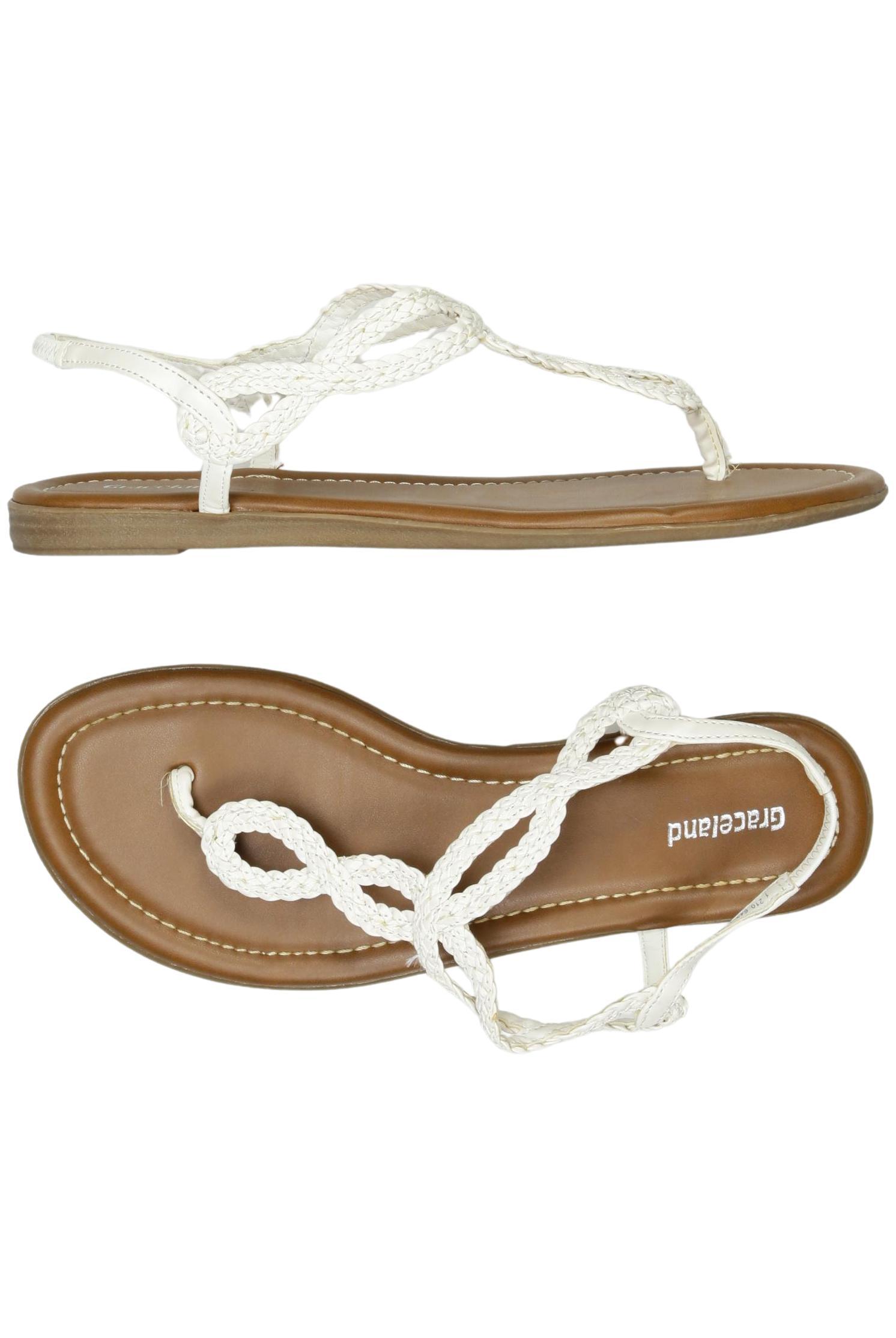 

Graceland Damen Sandale, weiß, Gr. 38