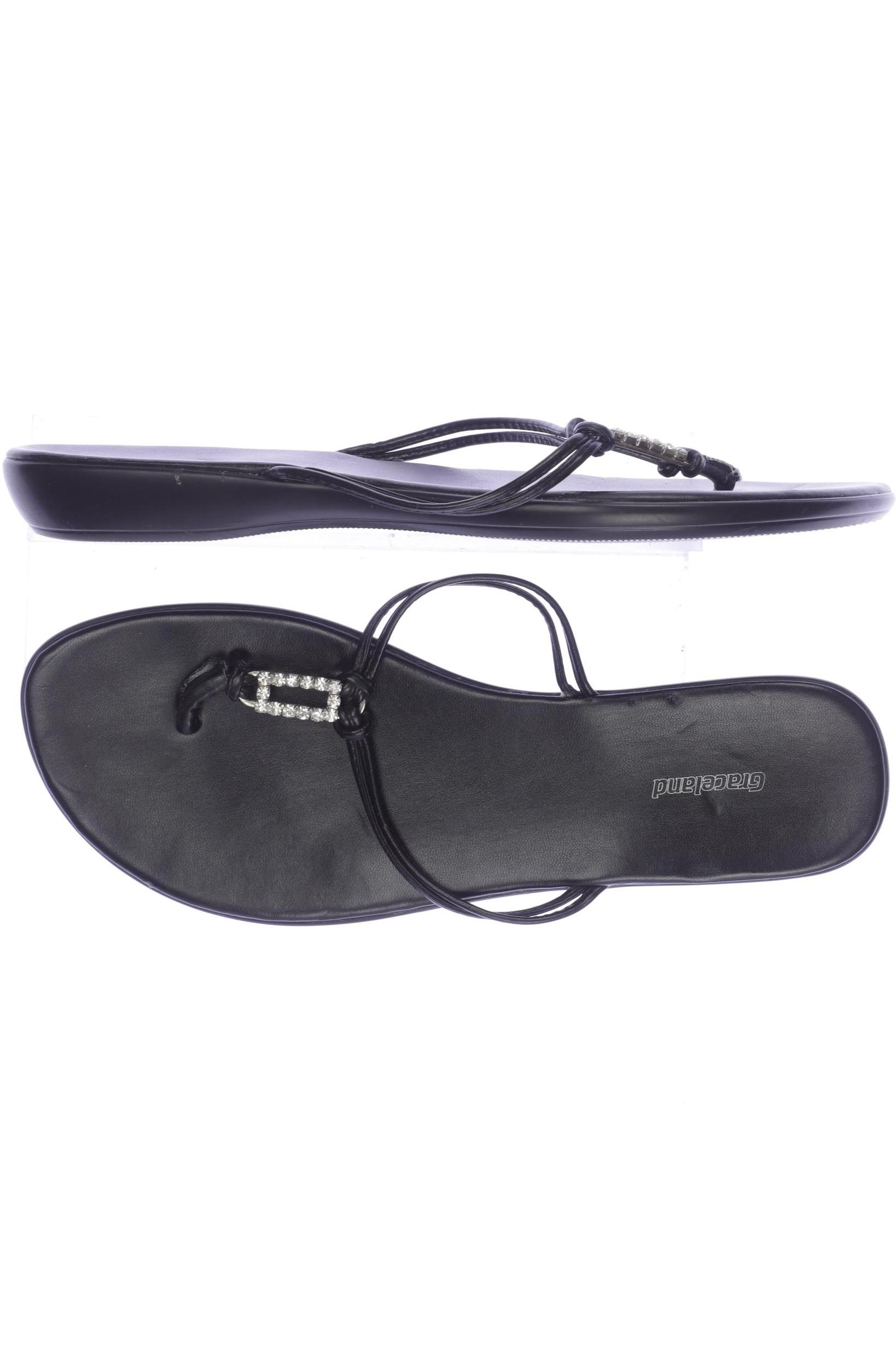 

Graceland Damen Sandale, schwarz