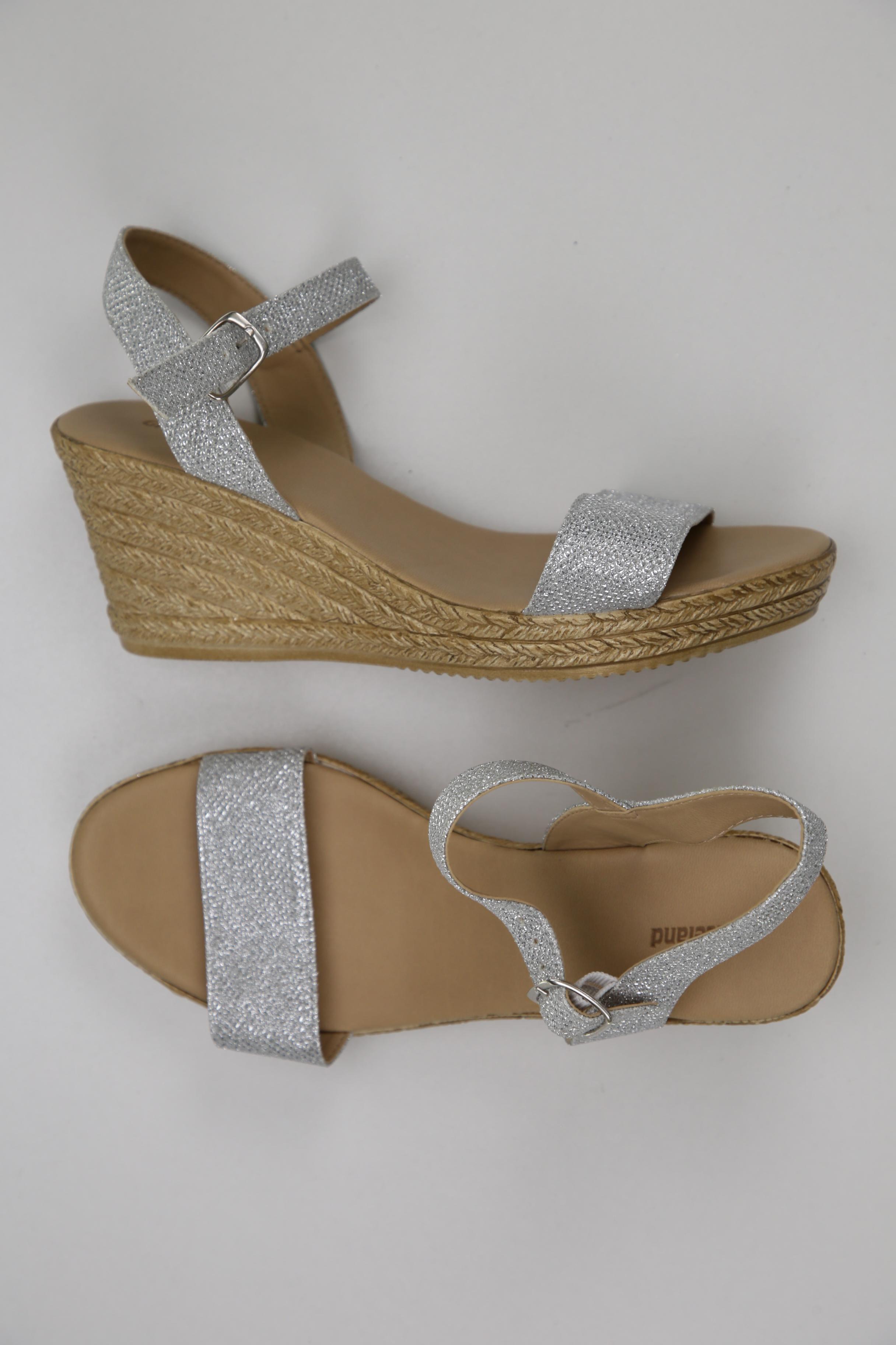 

Graceland Damen Sandale, silber, Gr. 38