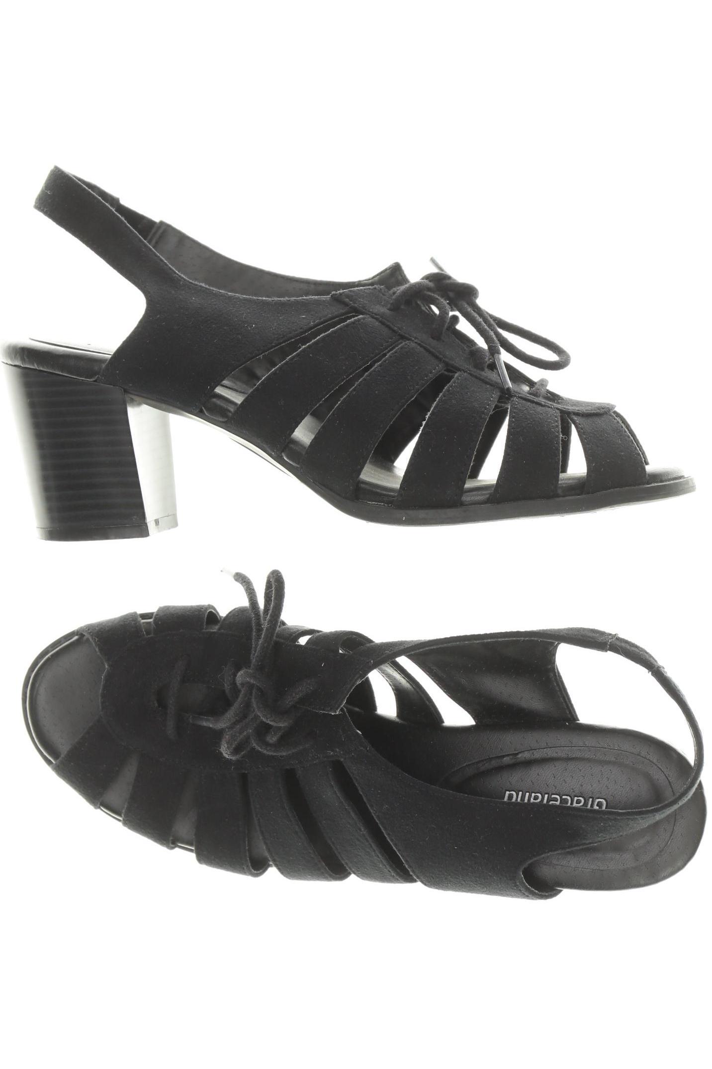 

Graceland Damen Sandale, schwarz, Gr. 37