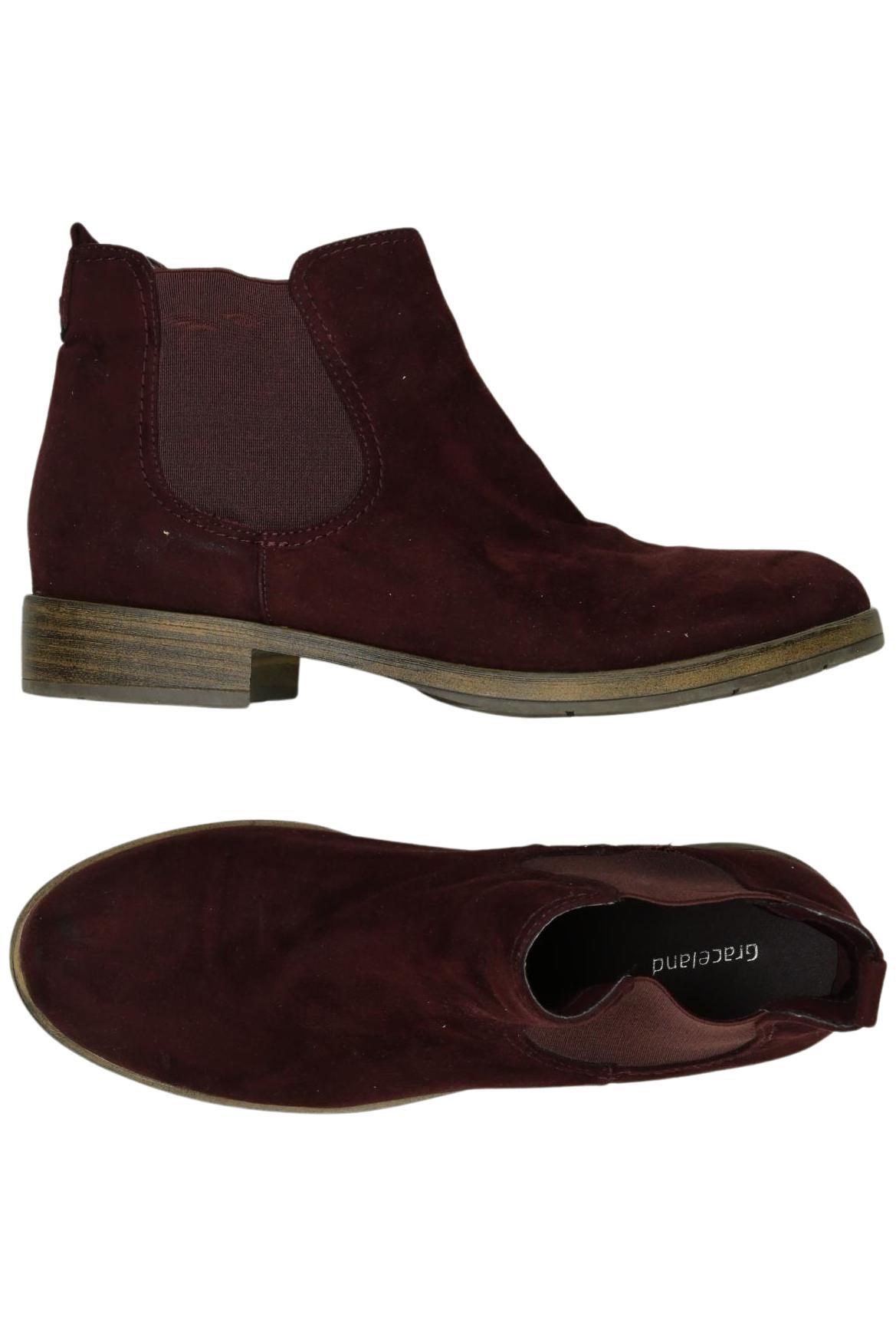 

Graceland Damen Stiefelette, bordeaux, Gr. 40