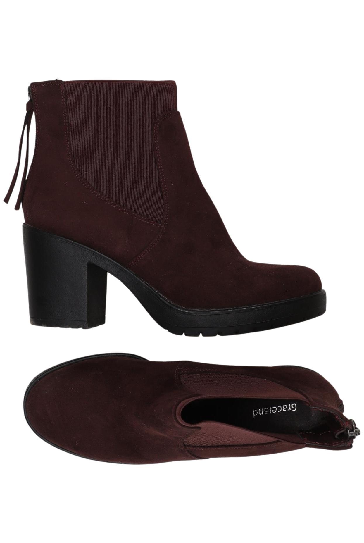 

Graceland Damen Stiefelette, bordeaux, Gr. 38