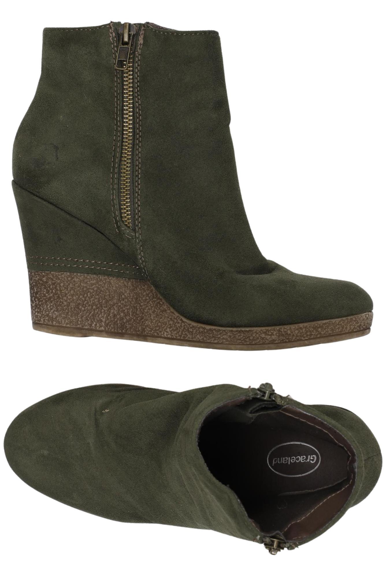 Thumbnail - Graceland Damen Stiefelette, grün, Gr. 39