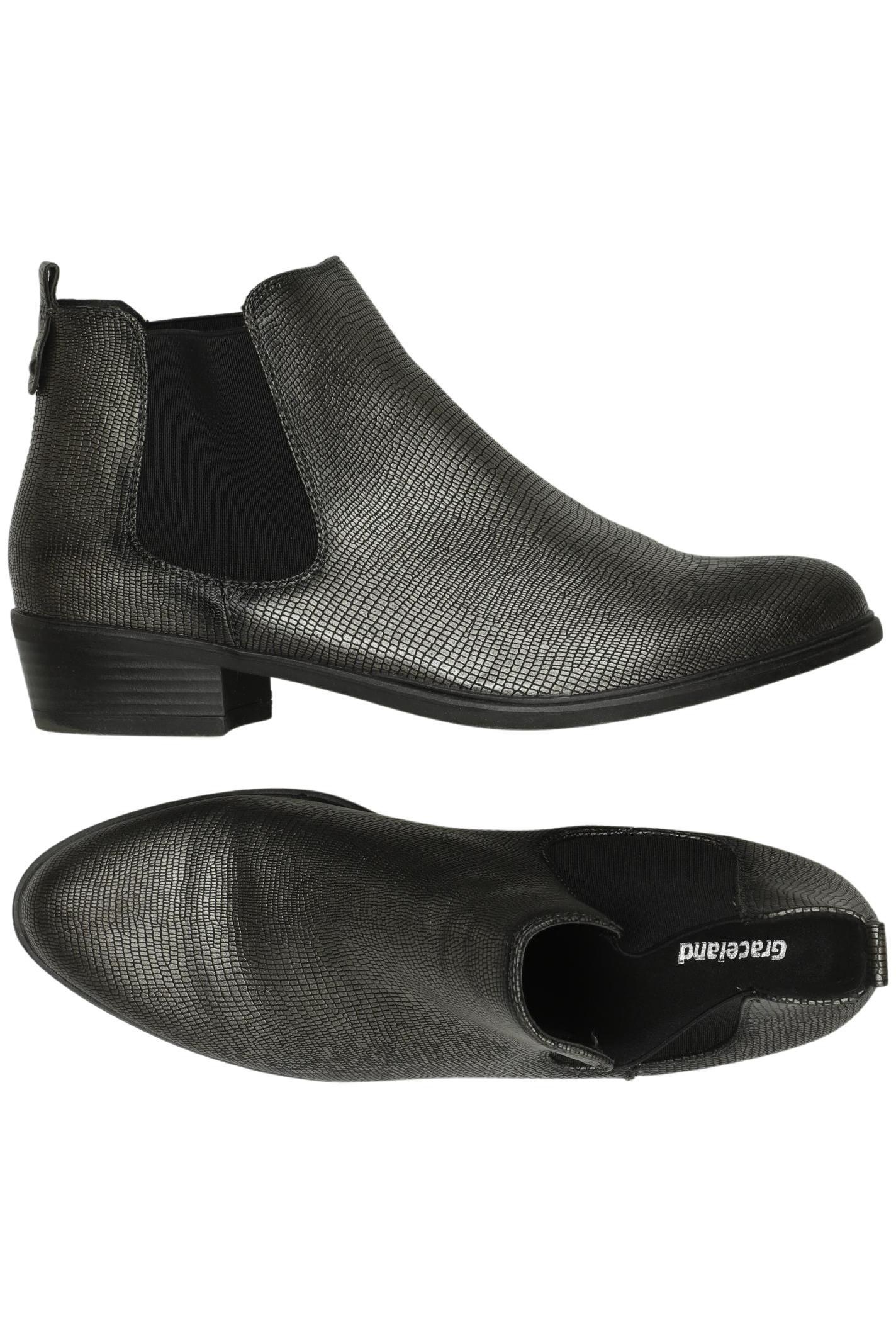 

Graceland Damen Stiefelette, silber, Gr. 42