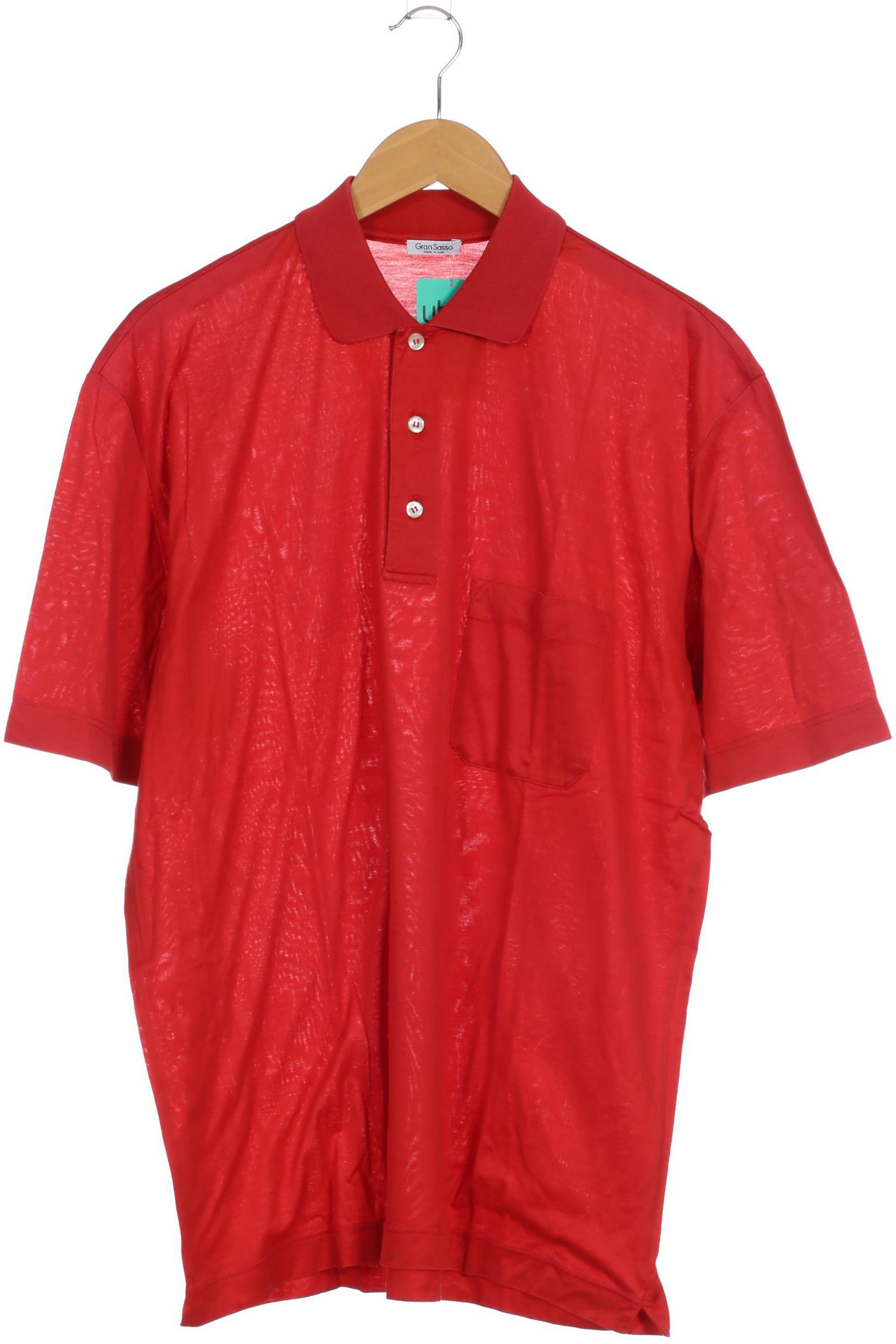 Thumbnail - Gran Sasso Herren Poloshirt, rot, Gr.