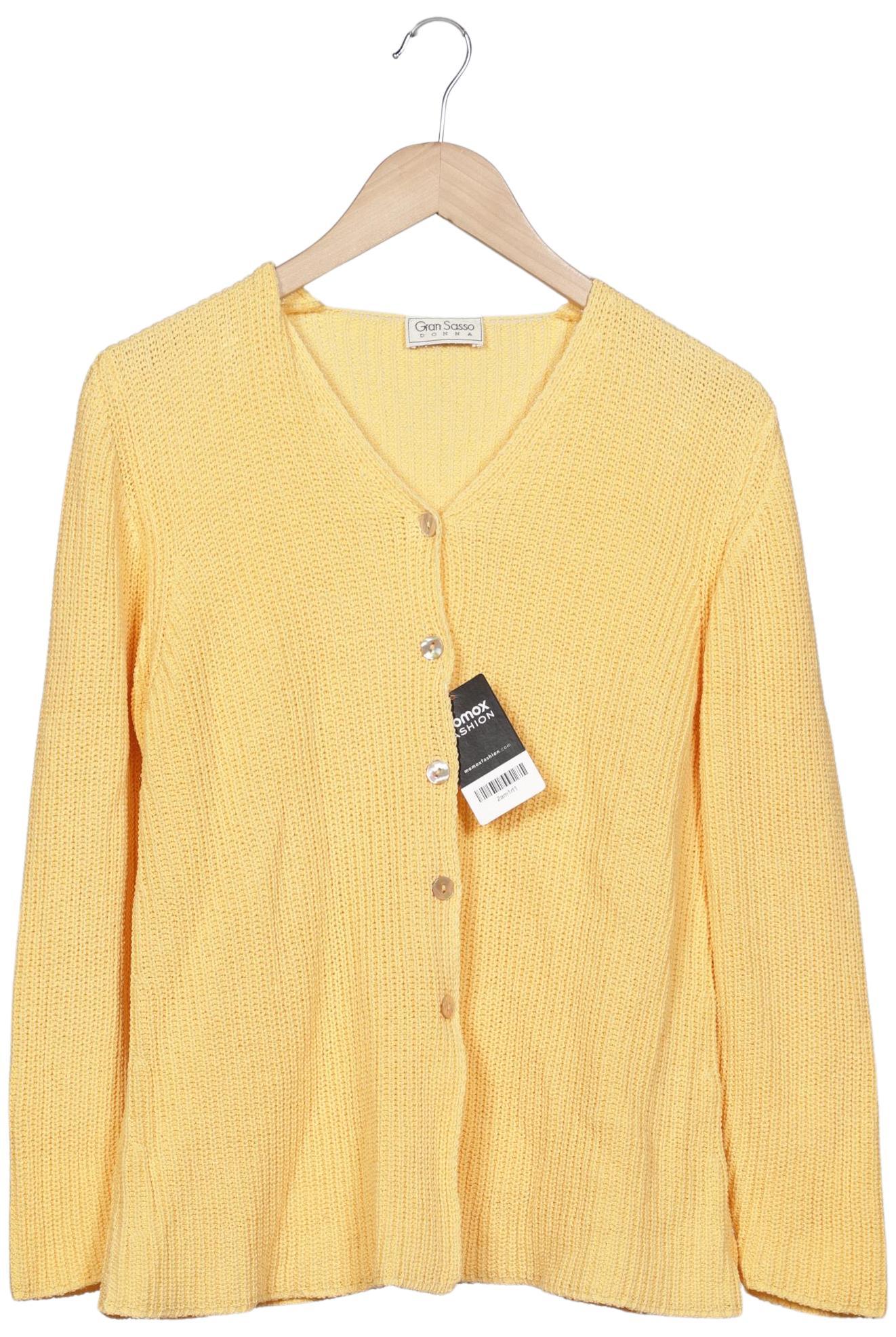 

Gran Sasso Damen Strickjacke, gelb, Gr. 48