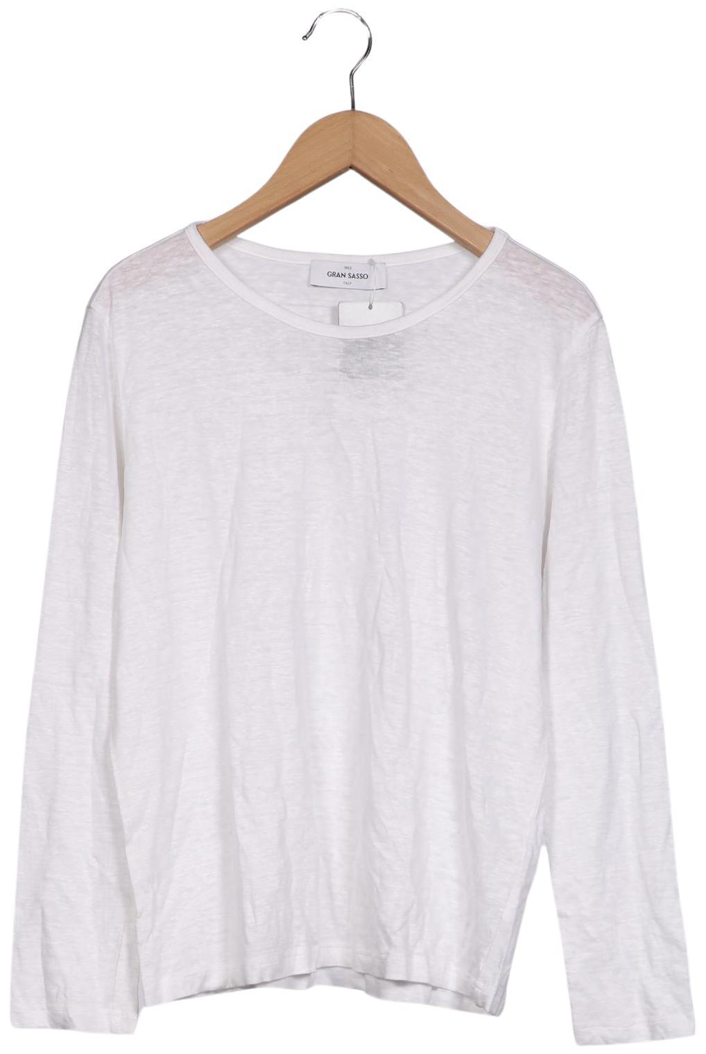

Gran Sasso Damen Langarmshirt, weiß, Gr. 40