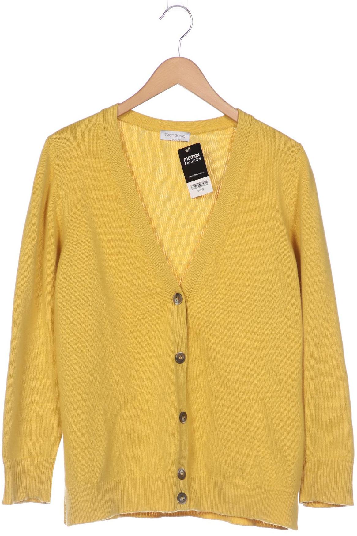 

Gran Sasso Damen Strickjacke, gelb, Gr. 52