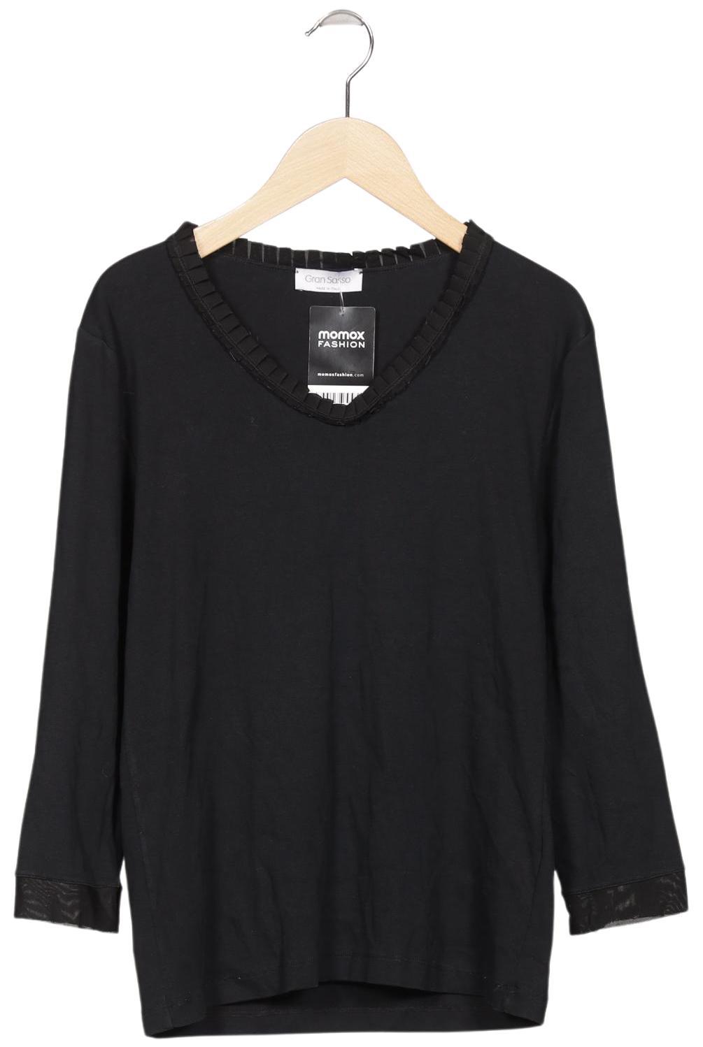 

Gran Sasso Damen Langarmshirt, schwarz, Gr. 50