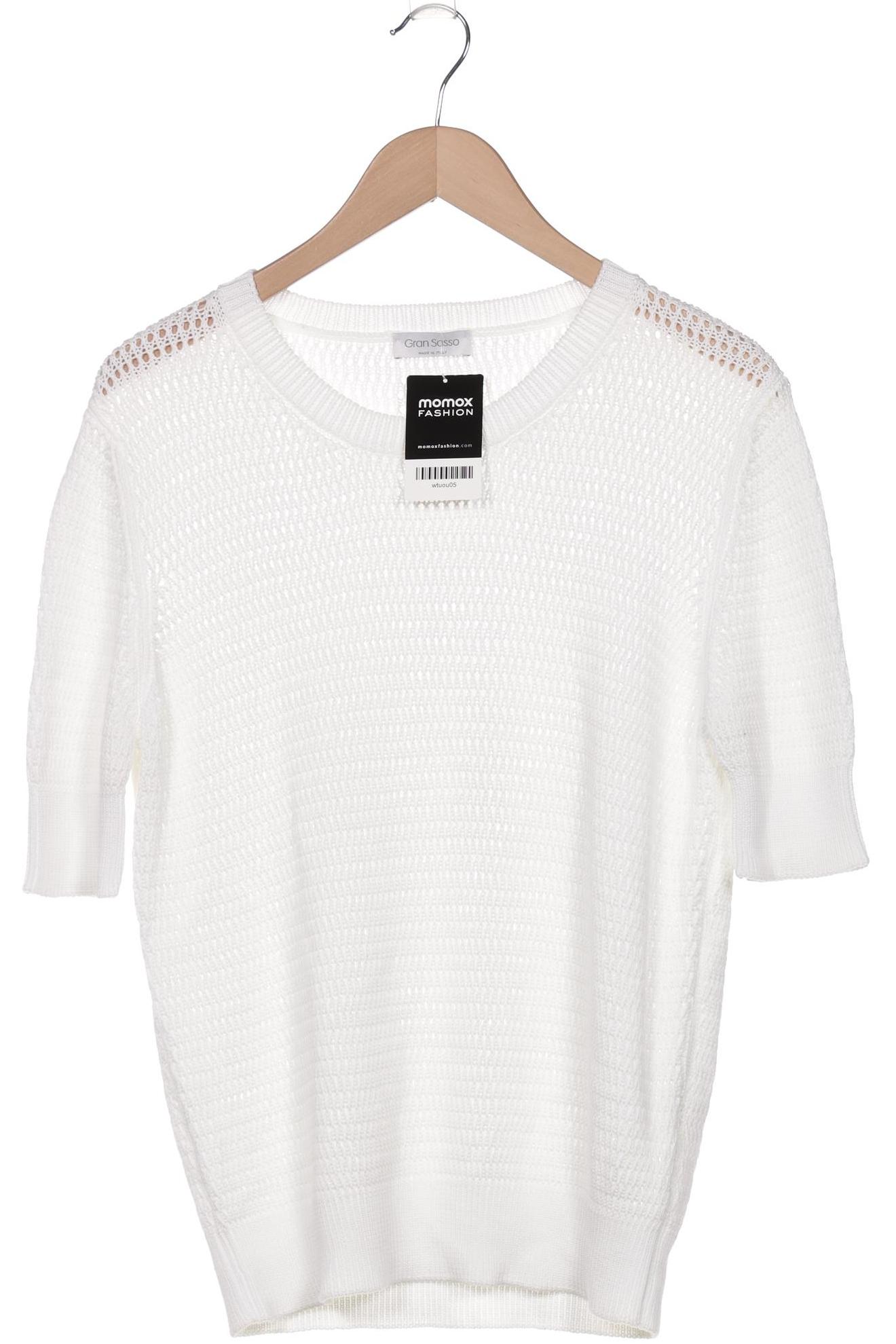 

Gran Sasso Damen Pullover, weiß, Gr. 48