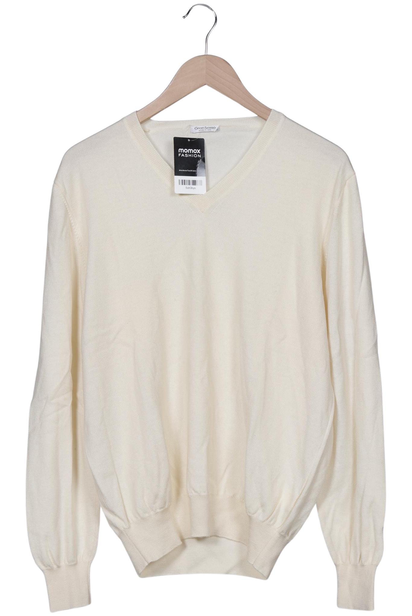 

Gran Sasso Herren Pullover, cremeweiß, Gr. 54