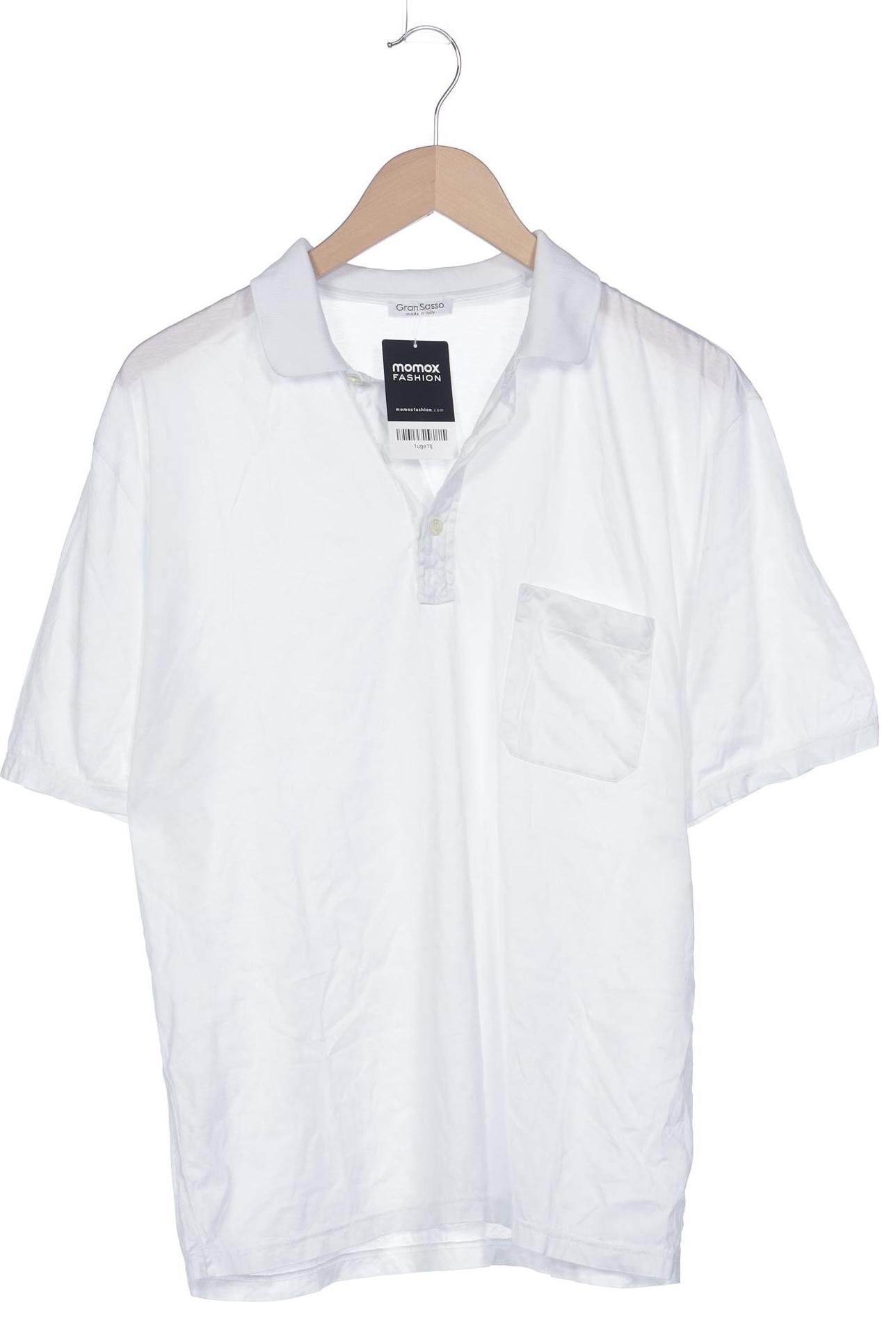 

Gran Sasso Herren Poloshirt, weiß, Gr. 52
