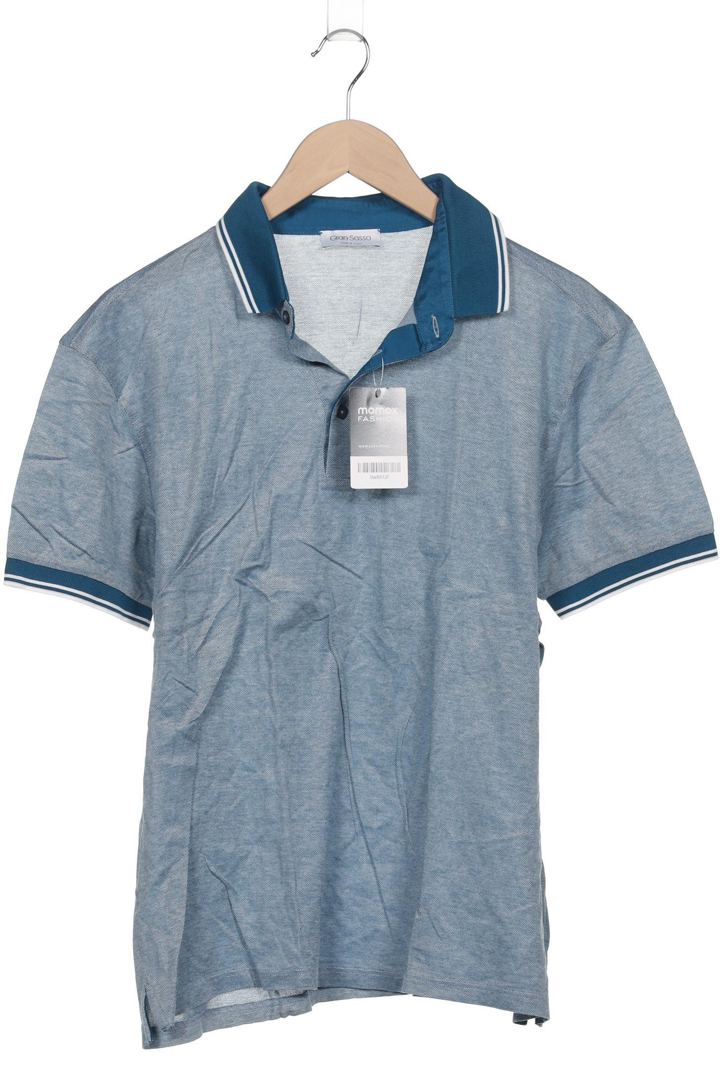 Thumbnail - Gran Sasso Herren Poloshirt, blau, Gr. 54