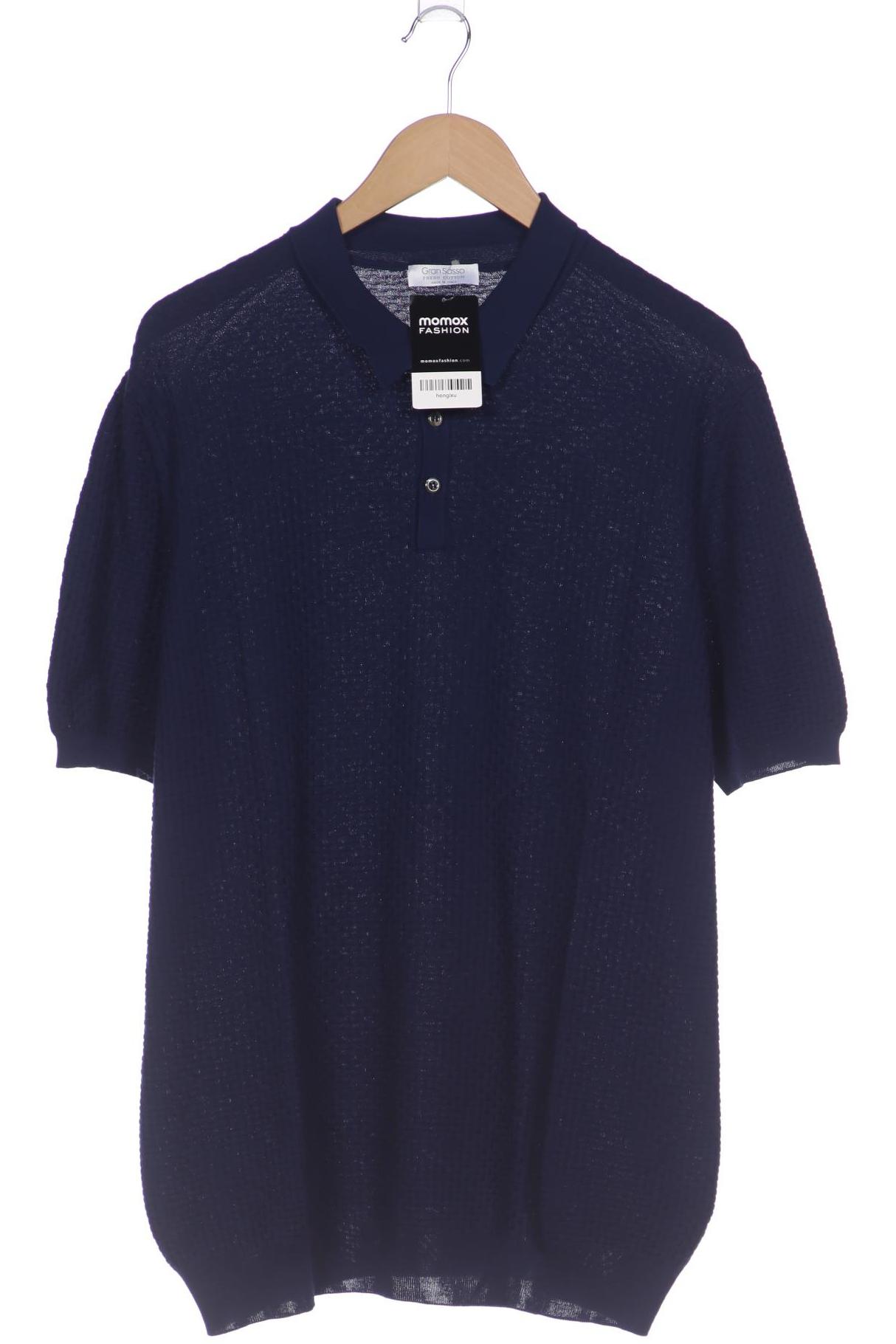 

Gran Sasso Herren Poloshirt, blau, Gr. 58