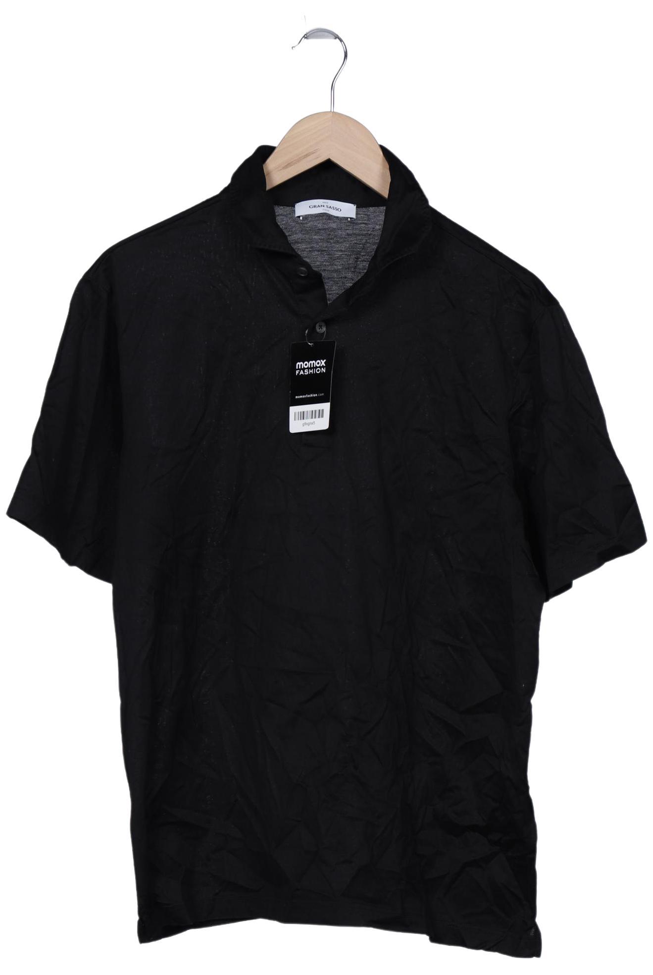 

Gran Sasso Herren Poloshirt, schwarz, Gr. 52