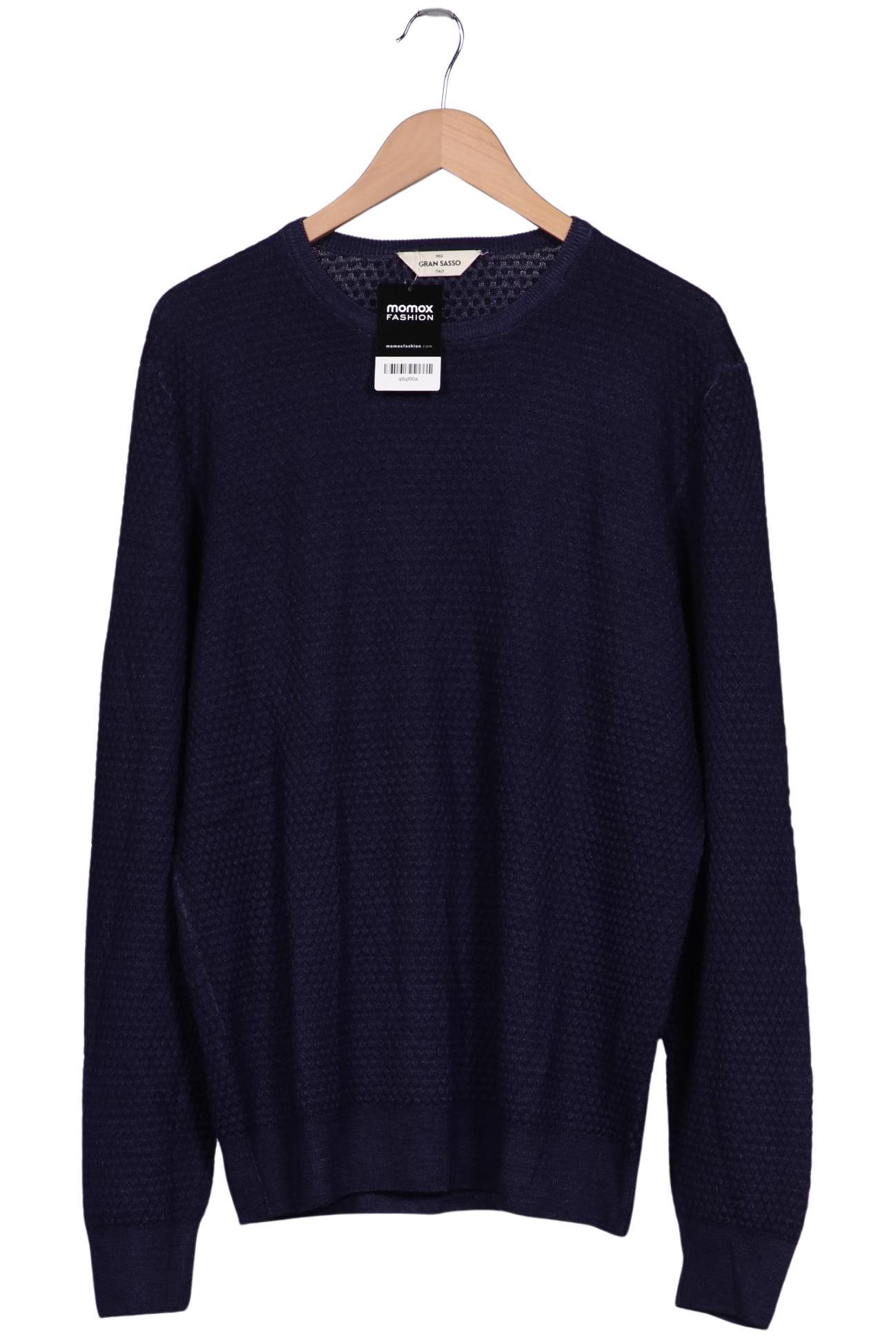 

Gran Sasso Herren Pullover, marineblau, Gr. 54