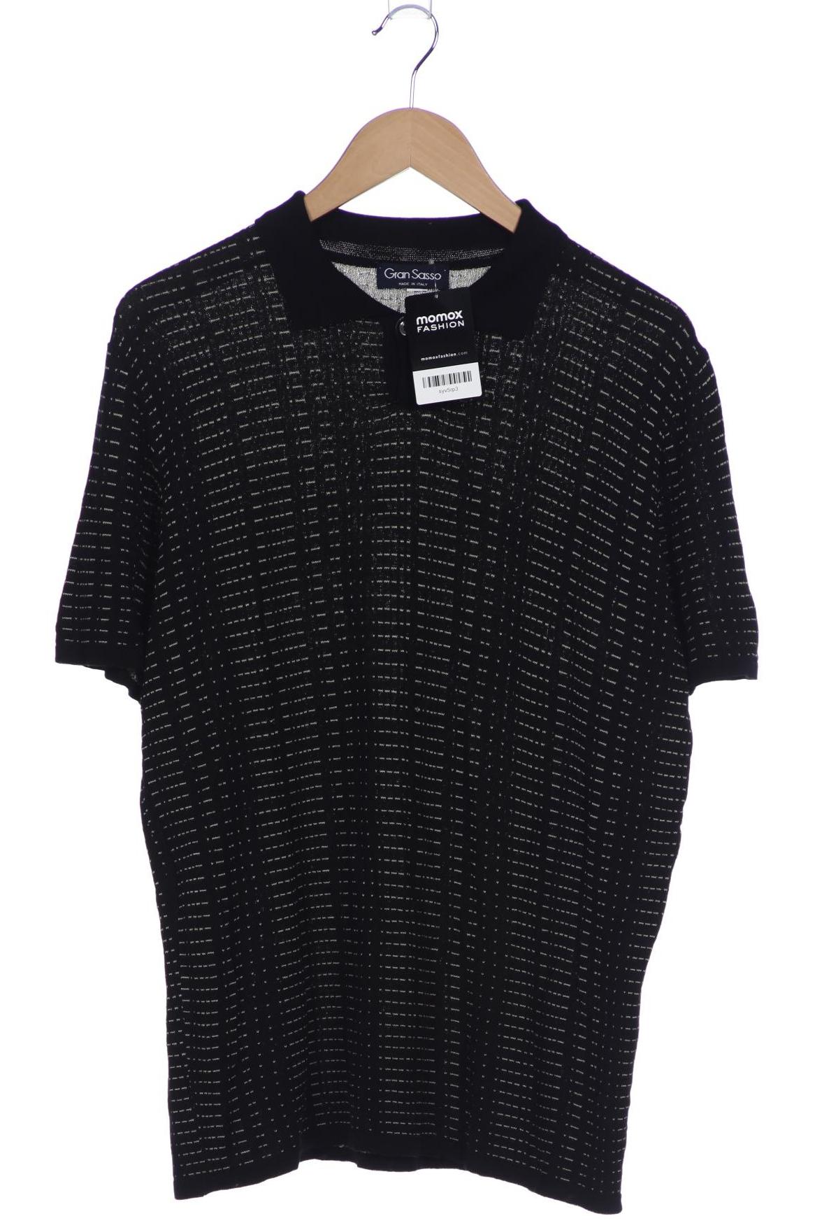 

Gran Sasso Herren Poloshirt, schwarz, Gr. 52