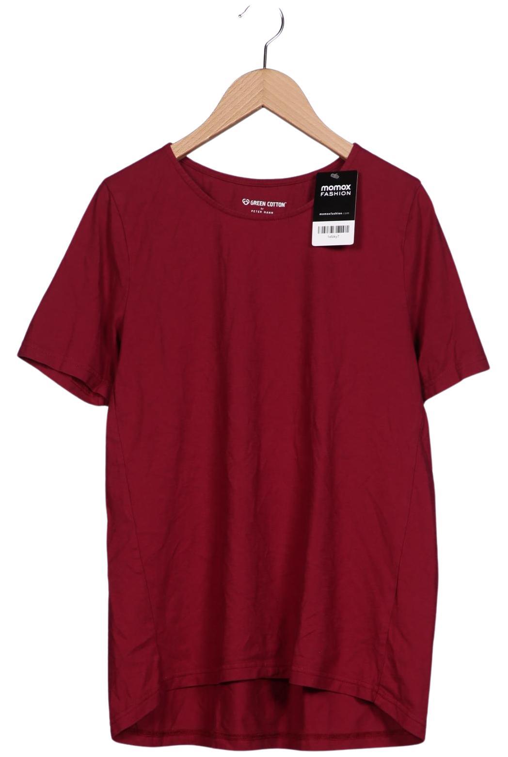 

Green Cotton by Peter Hahn Damen T-Shirt, bordeaux, Gr. 38