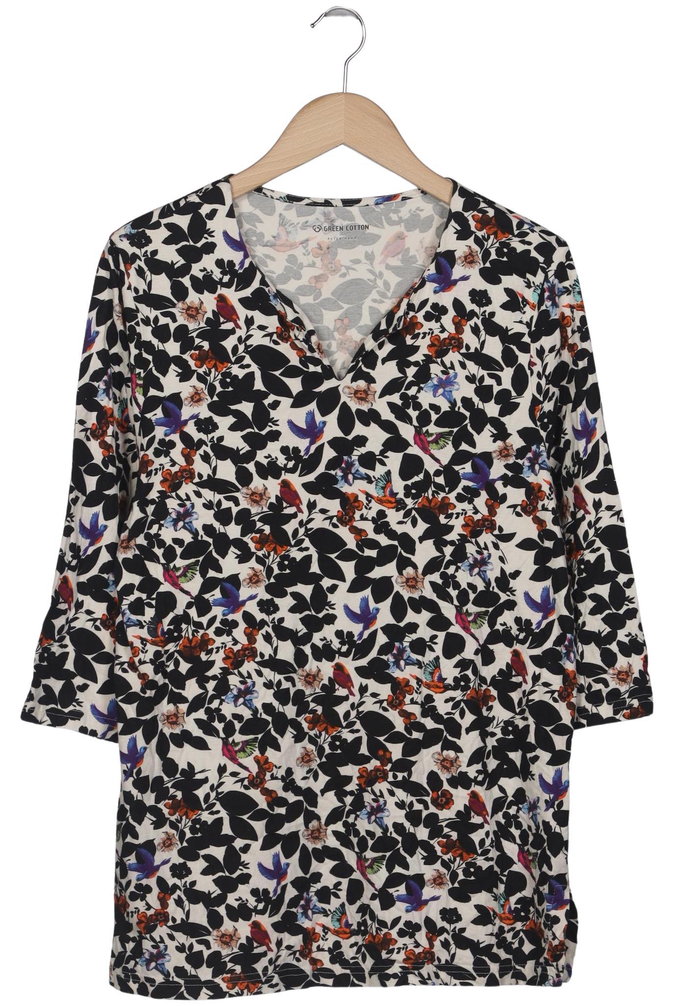 

Green Cotton by Peter Hahn Damen Langarmshirt, mehrfarbig, Gr. 46